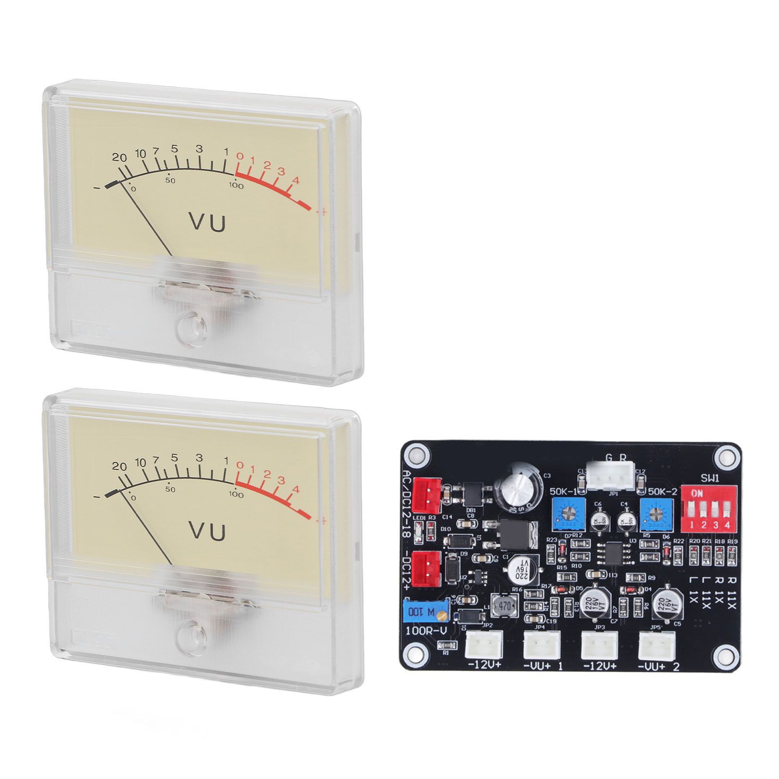 High Accuracy Power Amplifier VU Meter Preamplifier Audio Level Meter with Driver Board - Image 3