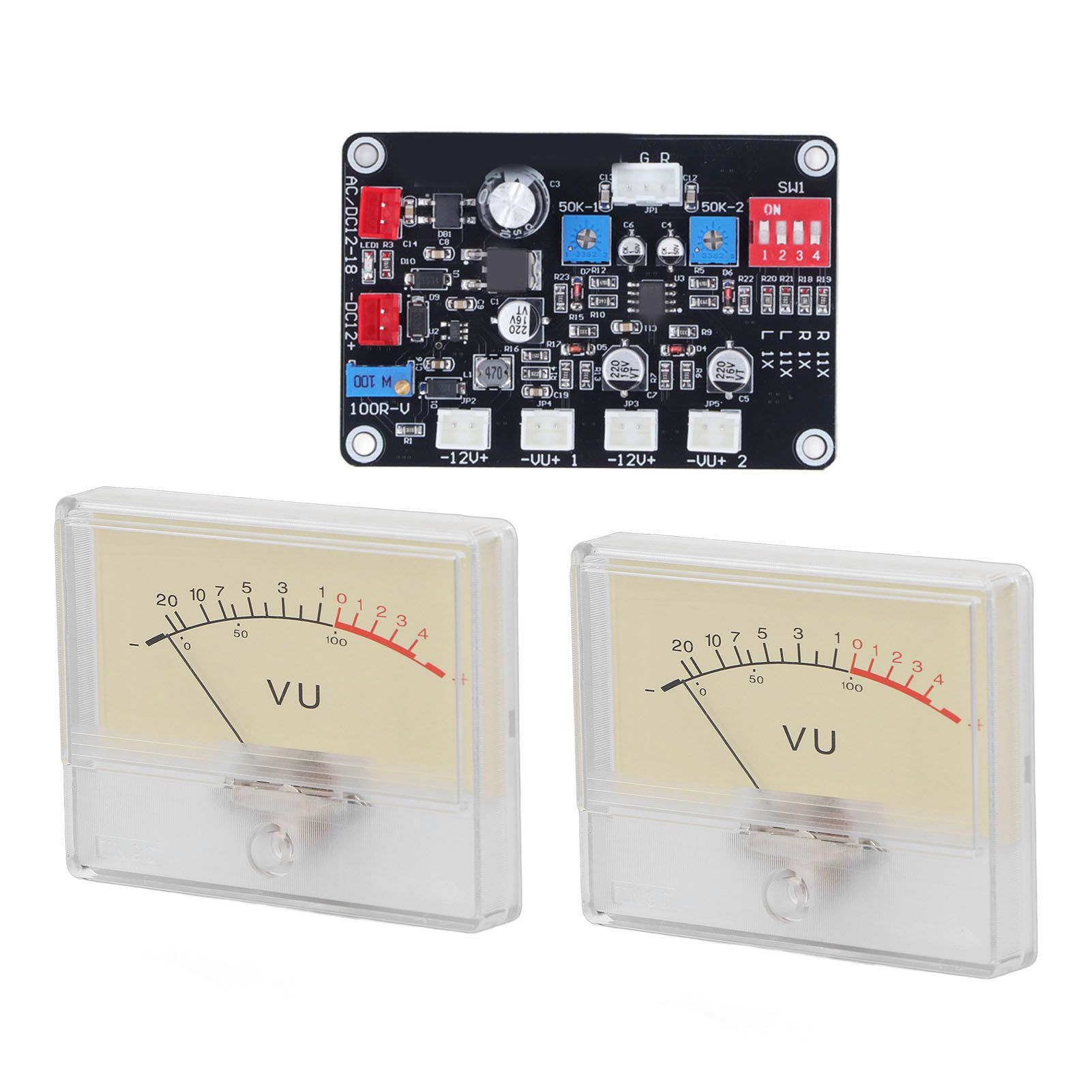 High Accuracy Power Amplifier VU Meter Preamplifier Audio Level Meter with Driver Board - Image 5