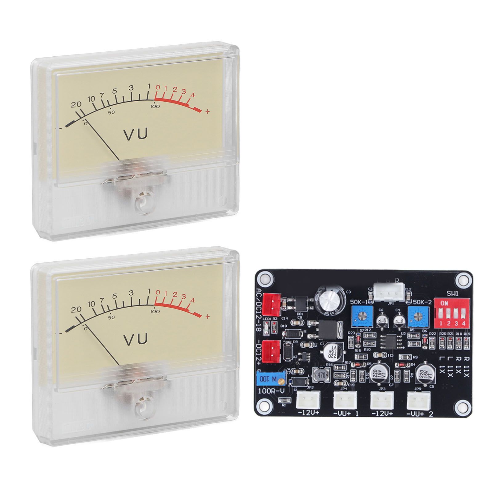 High Accuracy Power Amplifier VU Meter Preamplifier Audio Level Meter with Driver Board - Image 8