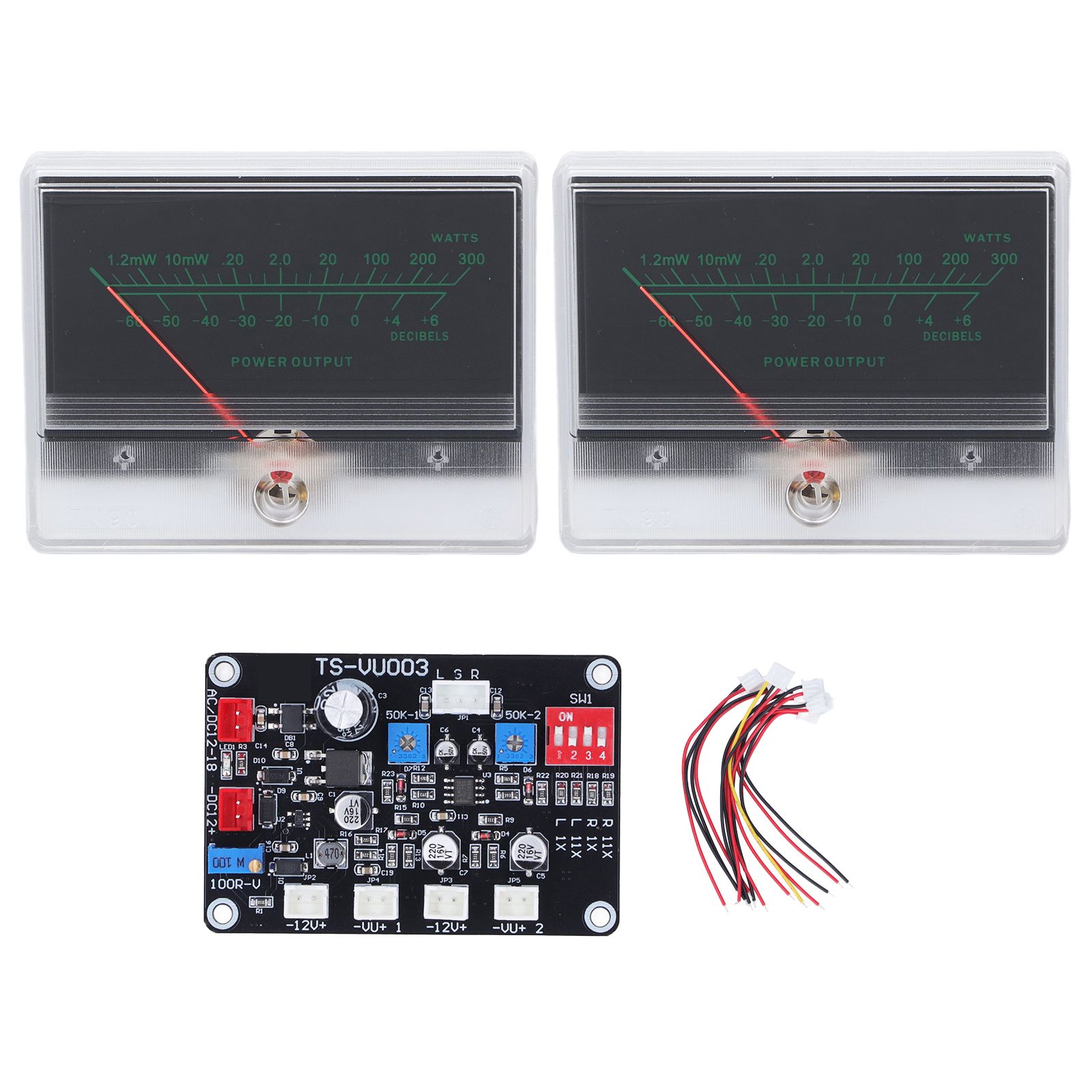 VU Meter Driver Board High Precise Adjustment Power Amplifier DB Meter with Backlit for DIY - Image 1