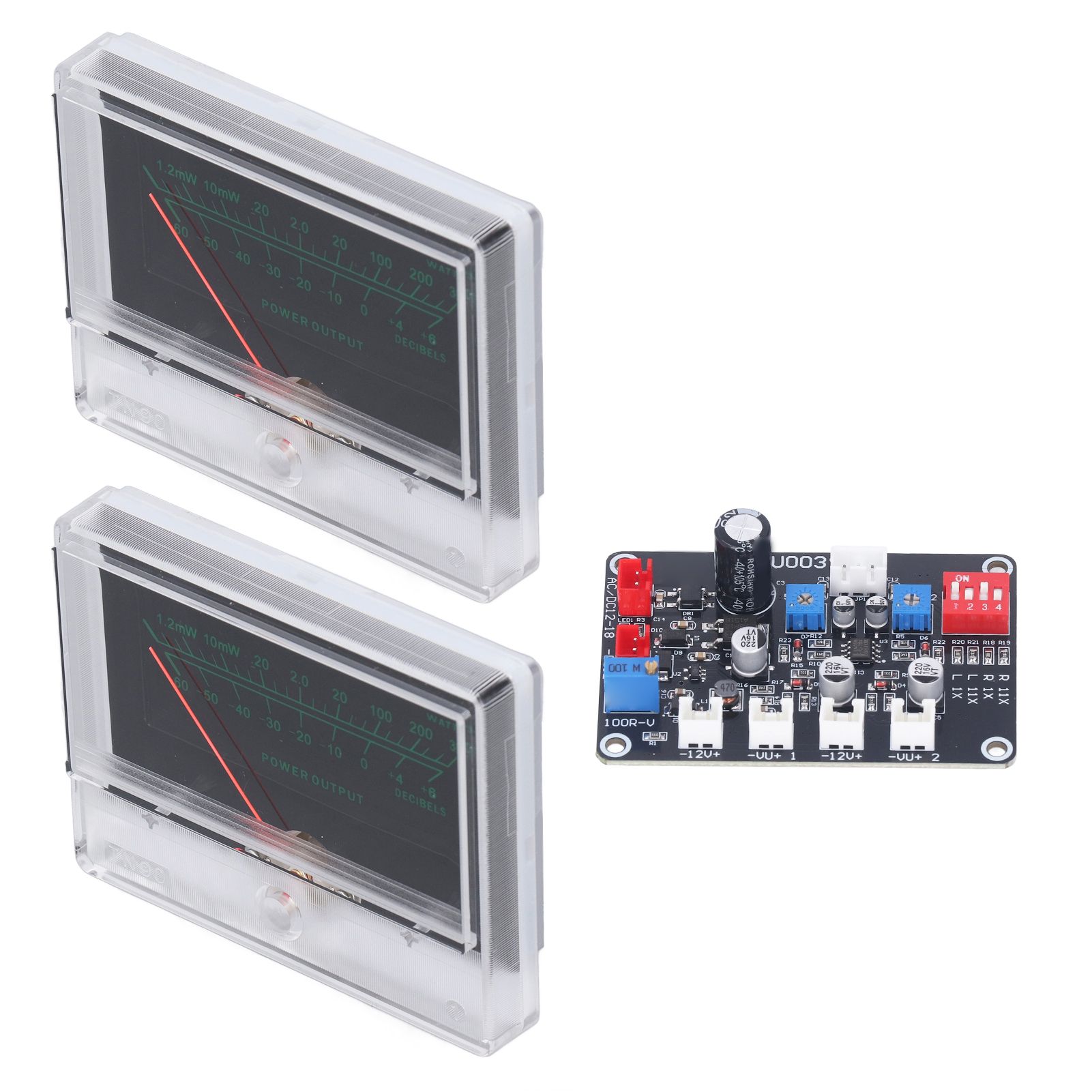VU Meter Driver Board High Precise Adjustment Power Amplifier DB Meter with Backlit for DIY - Image 2