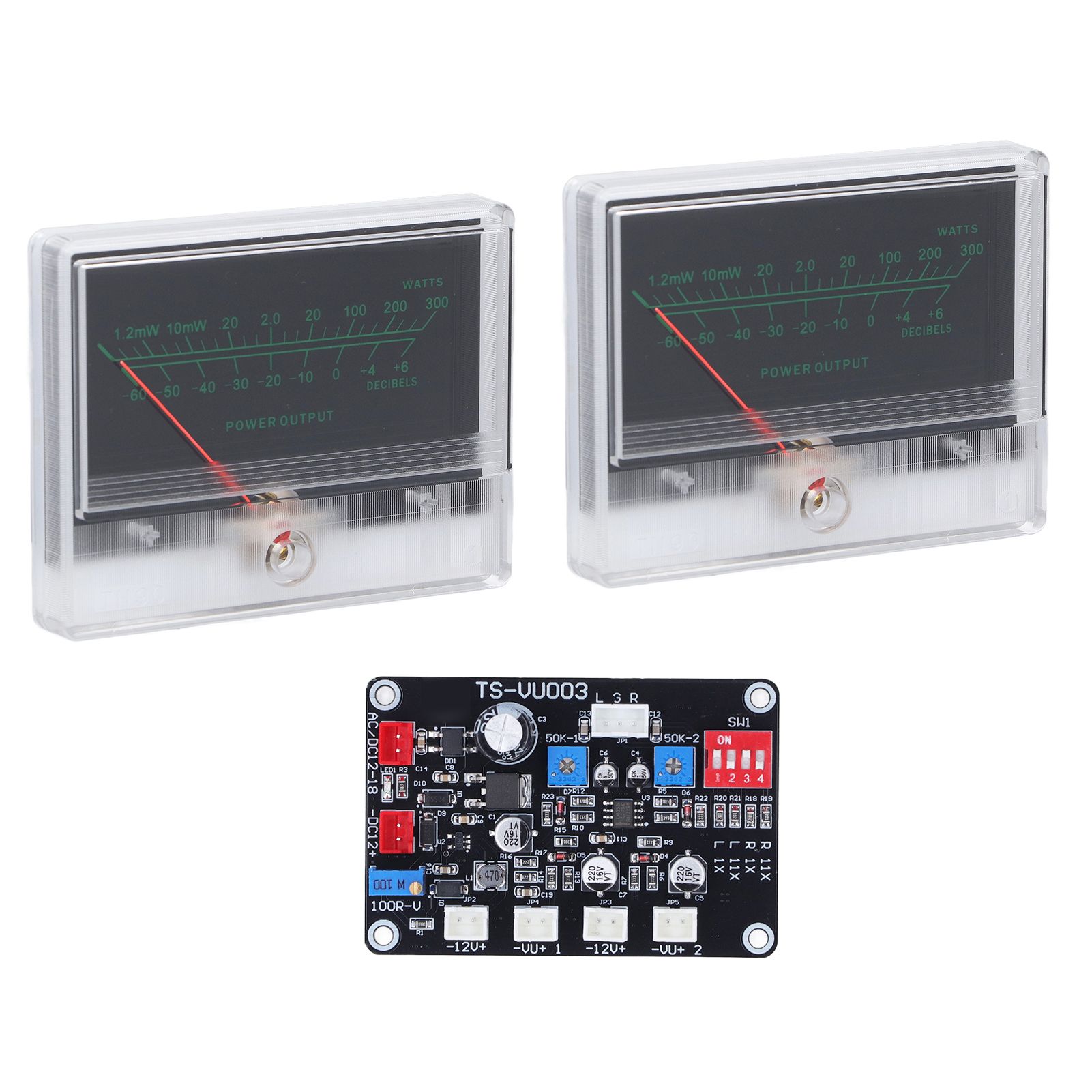VU Meter Driver Board High Precise Adjustment Power Amplifier DB Meter with Backlit for DIY - Image 3