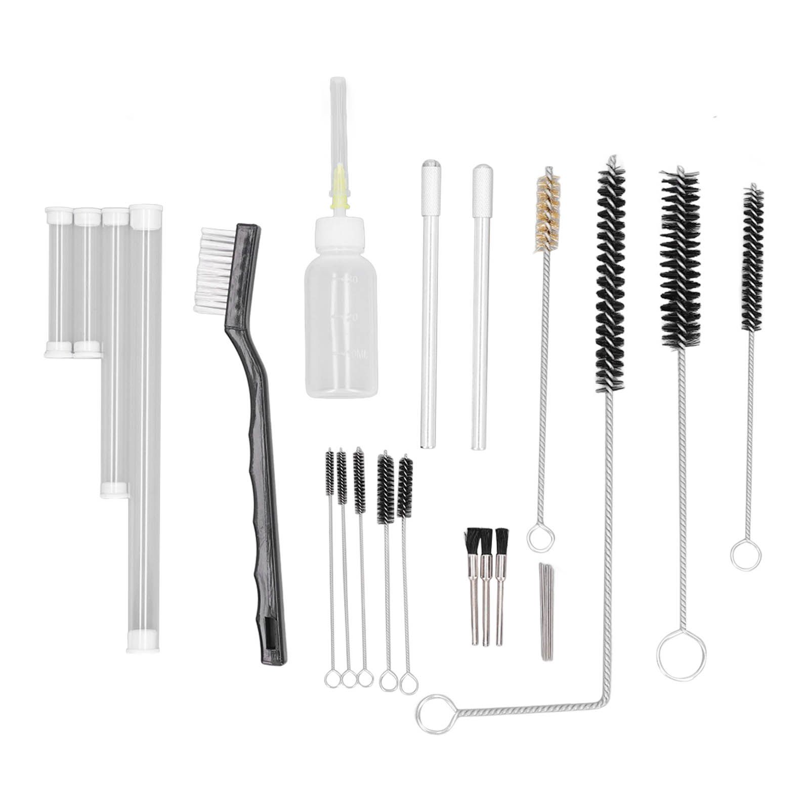 Spray Cleaning Tool Spray Repair Tools Airbrush Cleaning Kit with Lubrication Bottle Cleaning Brush Spare Needle Accessories - Image 1
