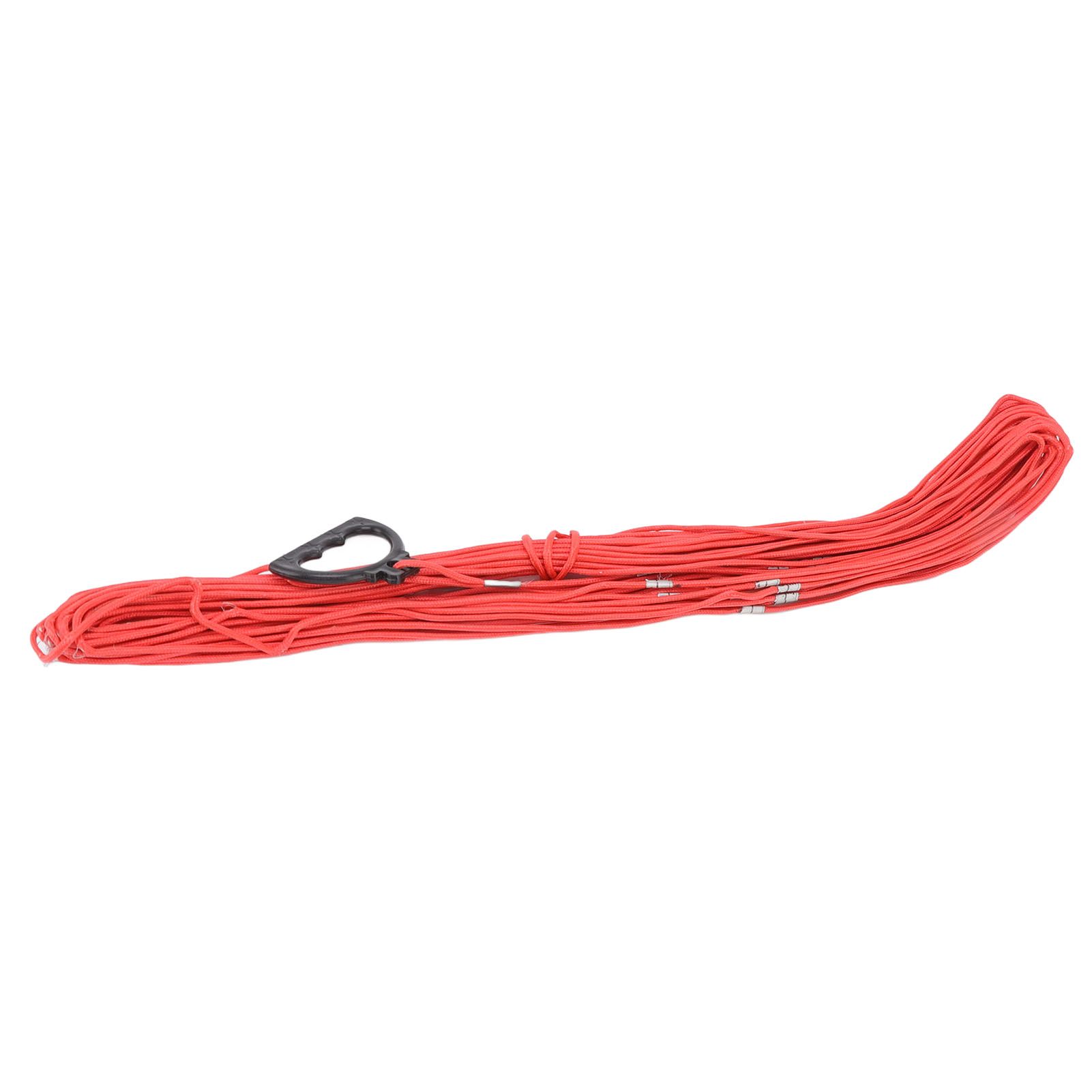 Nylon Rope Multipurpose Industrial Scale Measuring Rope with Inside Steel Wire for Construction 30m/1181.1in - Image 2