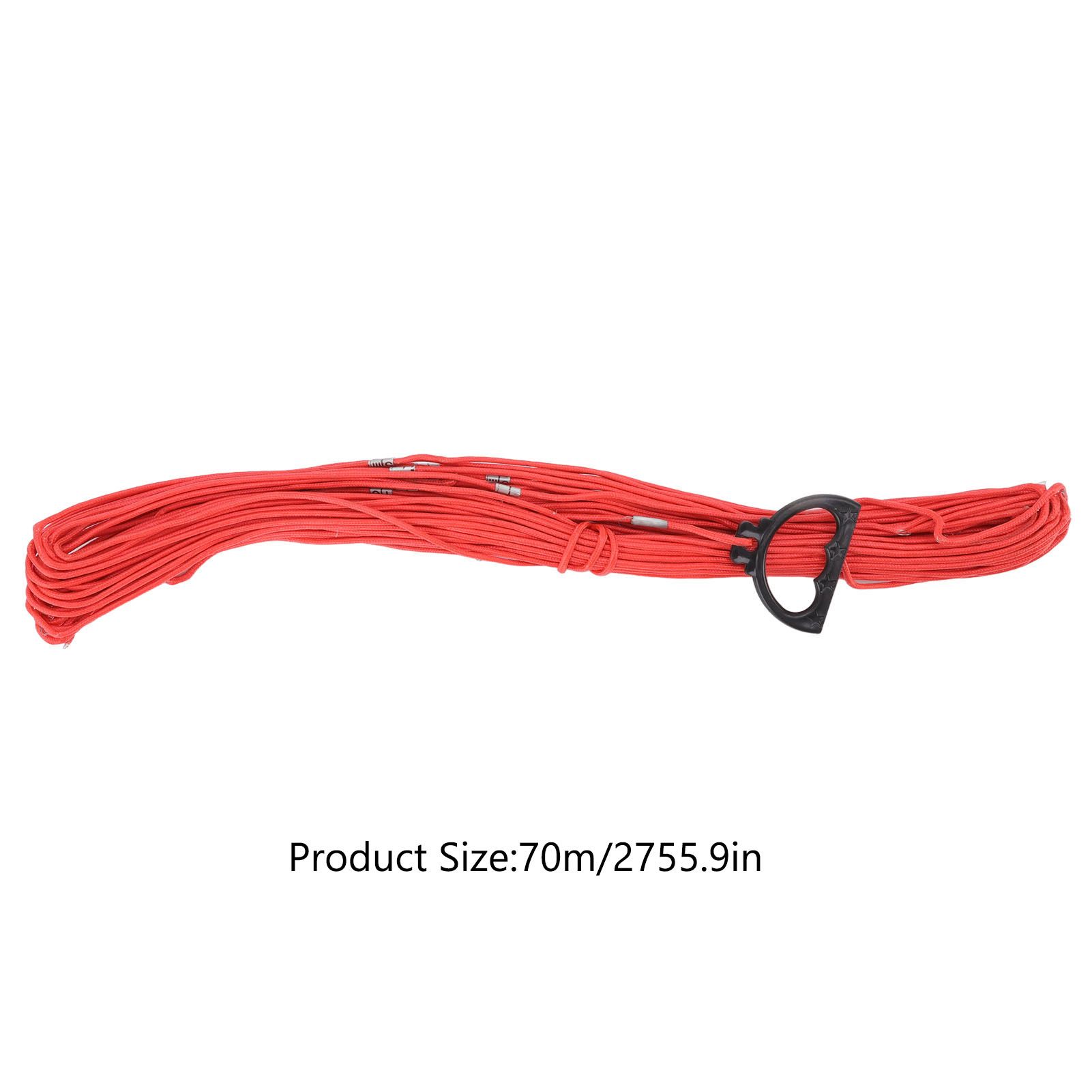 Nylon Rope Multipurpose Industrial Scale Measuring Rope with Inside Steel Wire for Construction 70m/2755.9in - Image 6