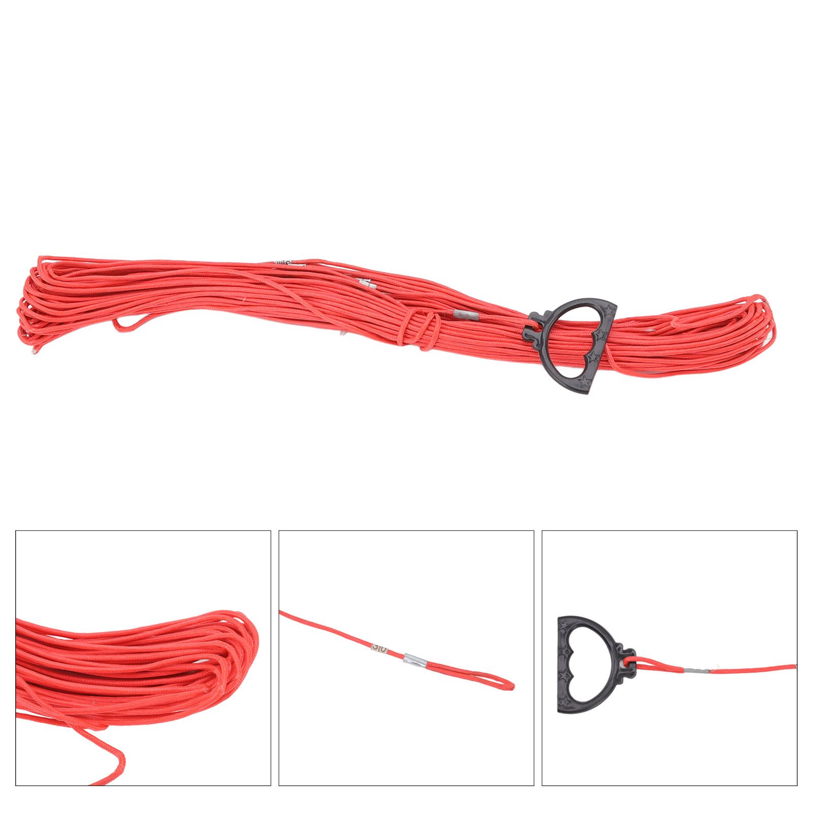 Nylon Rope Multipurpose Industrial Scale Measuring Rope with Inside Steel Wire for Construction 70m/2755.9in - Image 8