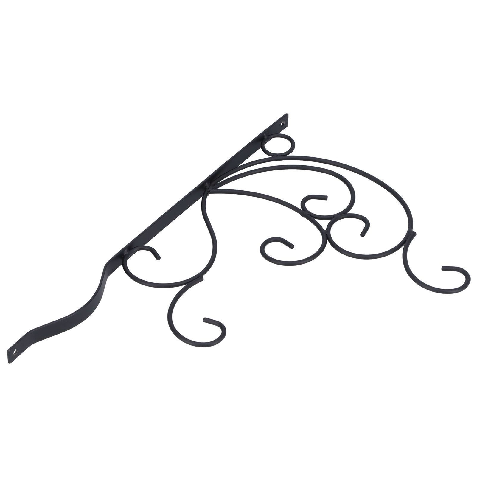 Hanging Plants Bracket Wall Mounted Iron Decorative Planter Hook Hanger with Screws for Living Room Balcony - Image 4