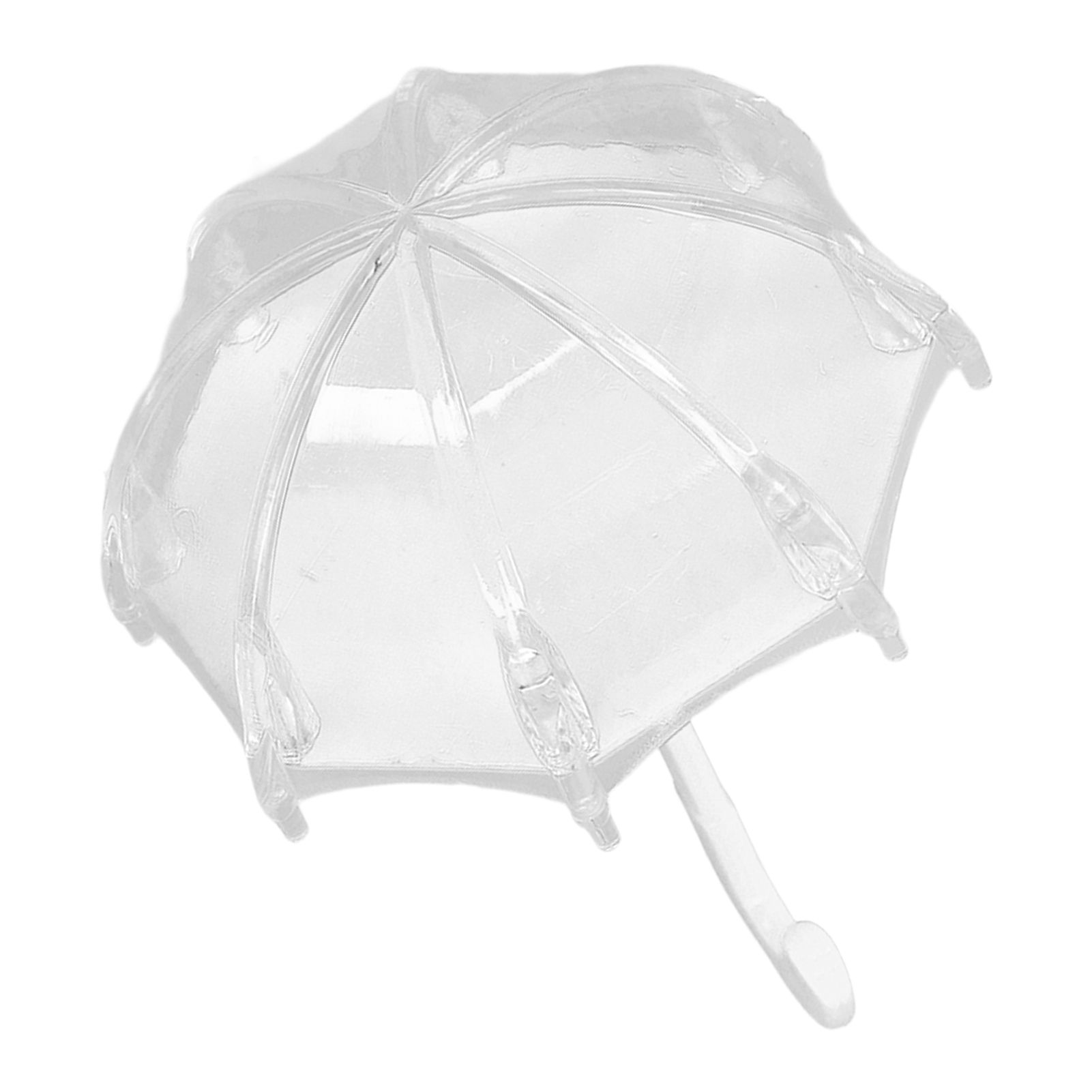 12pcs Umbrella Shaped Candy Box Portable Cute Exquisite Plastic Packaging Gift Box for Birthday PartyWhite - Image 3
