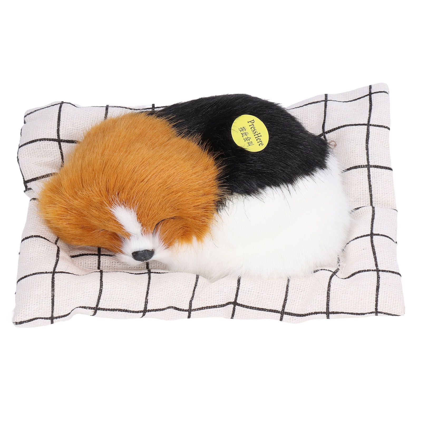 Make Sound Sleeping Dog Toy with Cloth Cushion Simulation Plush Dog Toy Small Dog Doll OrnamentsMigru - Image 6