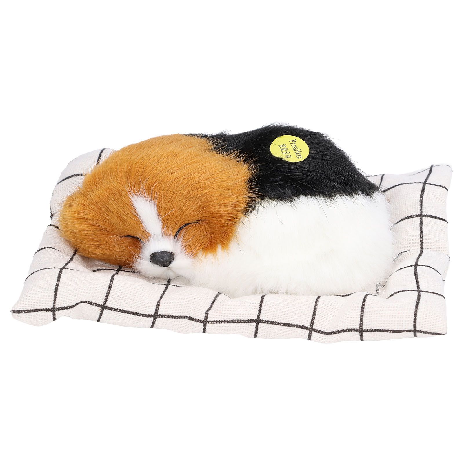 Make Sound Sleeping Dog Toy with Cloth Cushion Simulation Plush Dog Toy Small Dog Doll OrnamentsMigru - Image 7