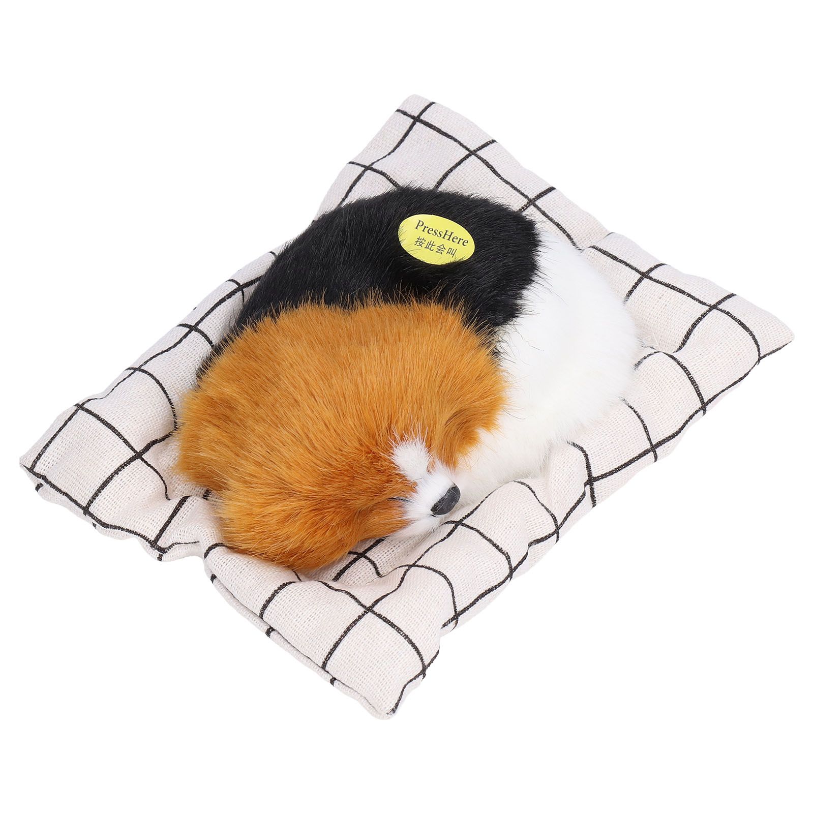 Make Sound Sleeping Dog Toy with Cloth Cushion Simulation Plush Dog Toy Small Dog Doll OrnamentsMigru - Image 8