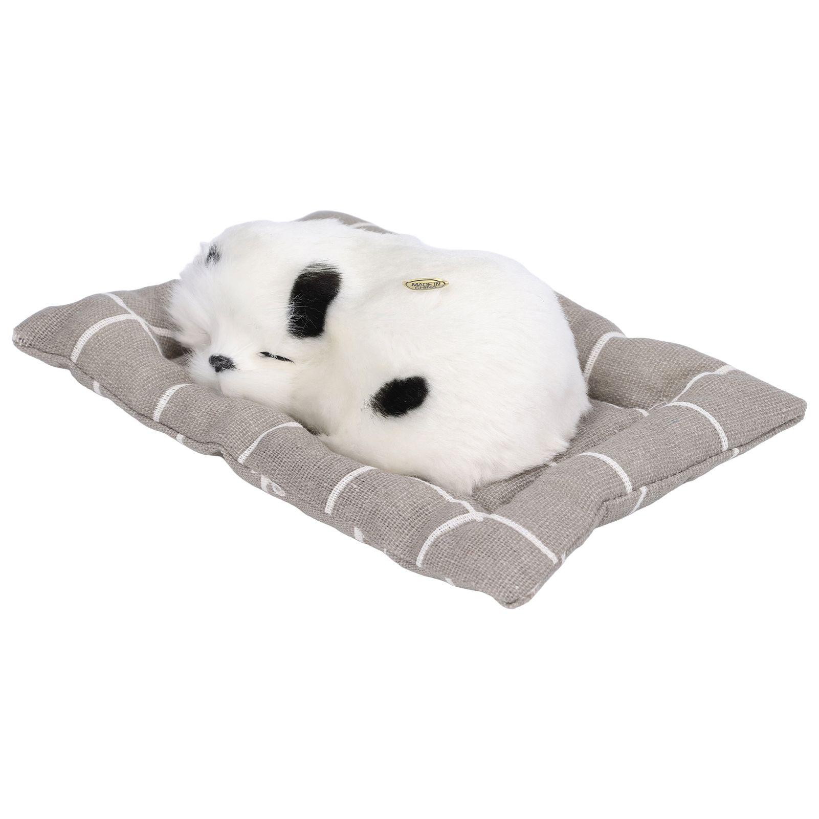 Make Sound Sleeping Dog Toy with Cloth Cushion Simulation Plush Dog Toy Small Dog Doll OrnamentsDalmatian - Image 2