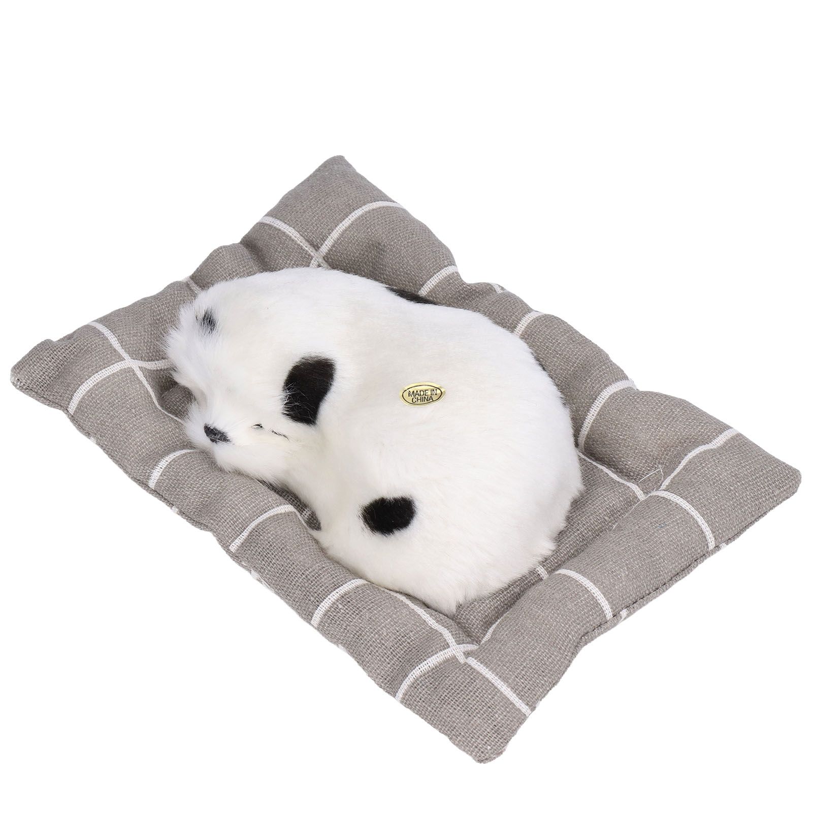 Make Sound Sleeping Dog Toy with Cloth Cushion Simulation Plush Dog Toy Small Dog Doll OrnamentsDalmatian - Image 3