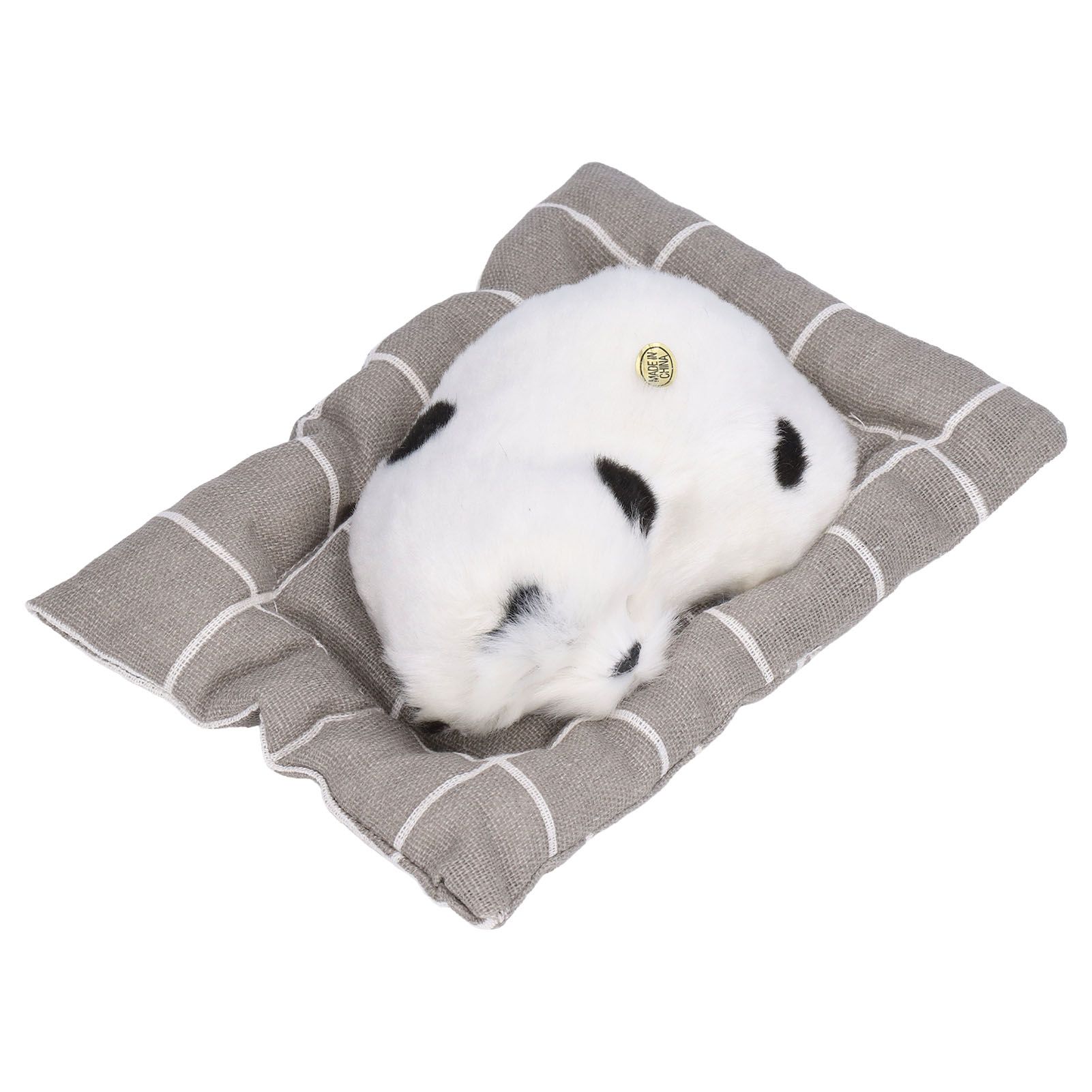 Make Sound Sleeping Dog Toy with Cloth Cushion Simulation Plush Dog Toy Small Dog Doll OrnamentsDalmatian - Image 6