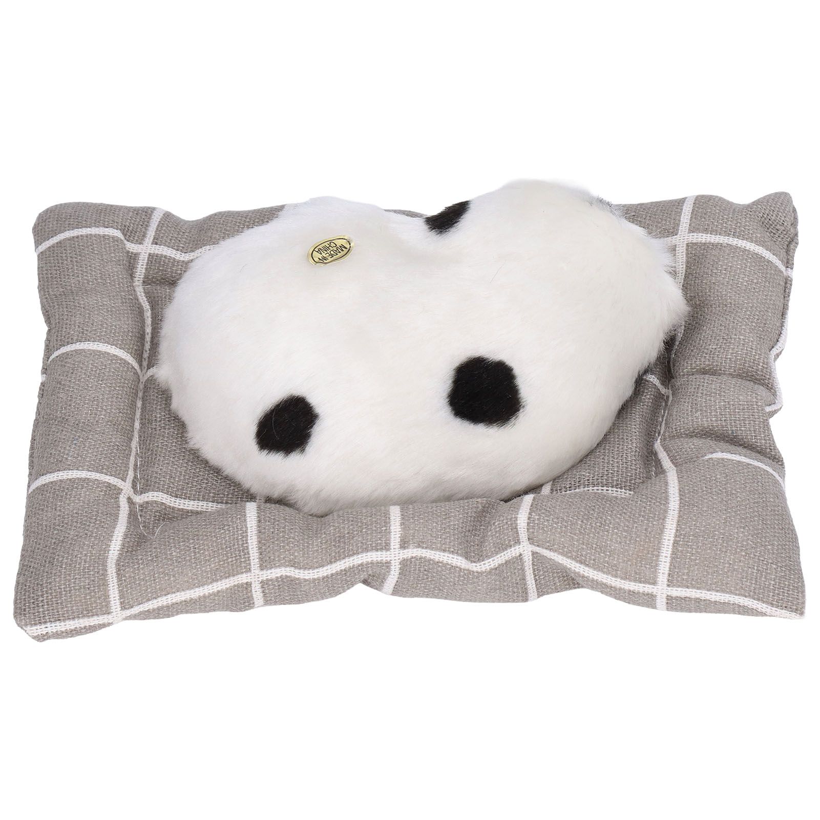 Make Sound Sleeping Dog Toy with Cloth Cushion Simulation Plush Dog Toy Small Dog Doll OrnamentsDalmatian - Image 7