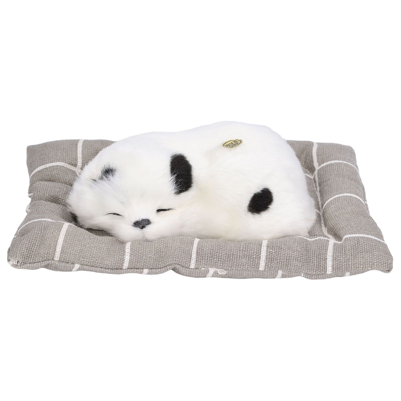 Make Sound Sleeping Dog Toy with Cloth Cushion Simulation Plush Dog Toy Small Dog Doll OrnamentsDalmatian - Image 8