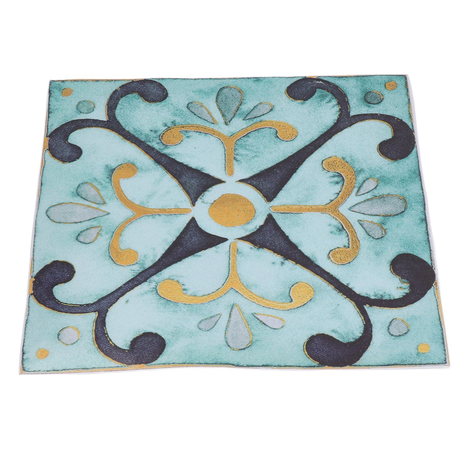 4Pcs/Set Antique Tile Stickers Retro Style Waterproof Self Adhesive Decals for Kitchen Bathroom Decor 30x30cm - Image 5