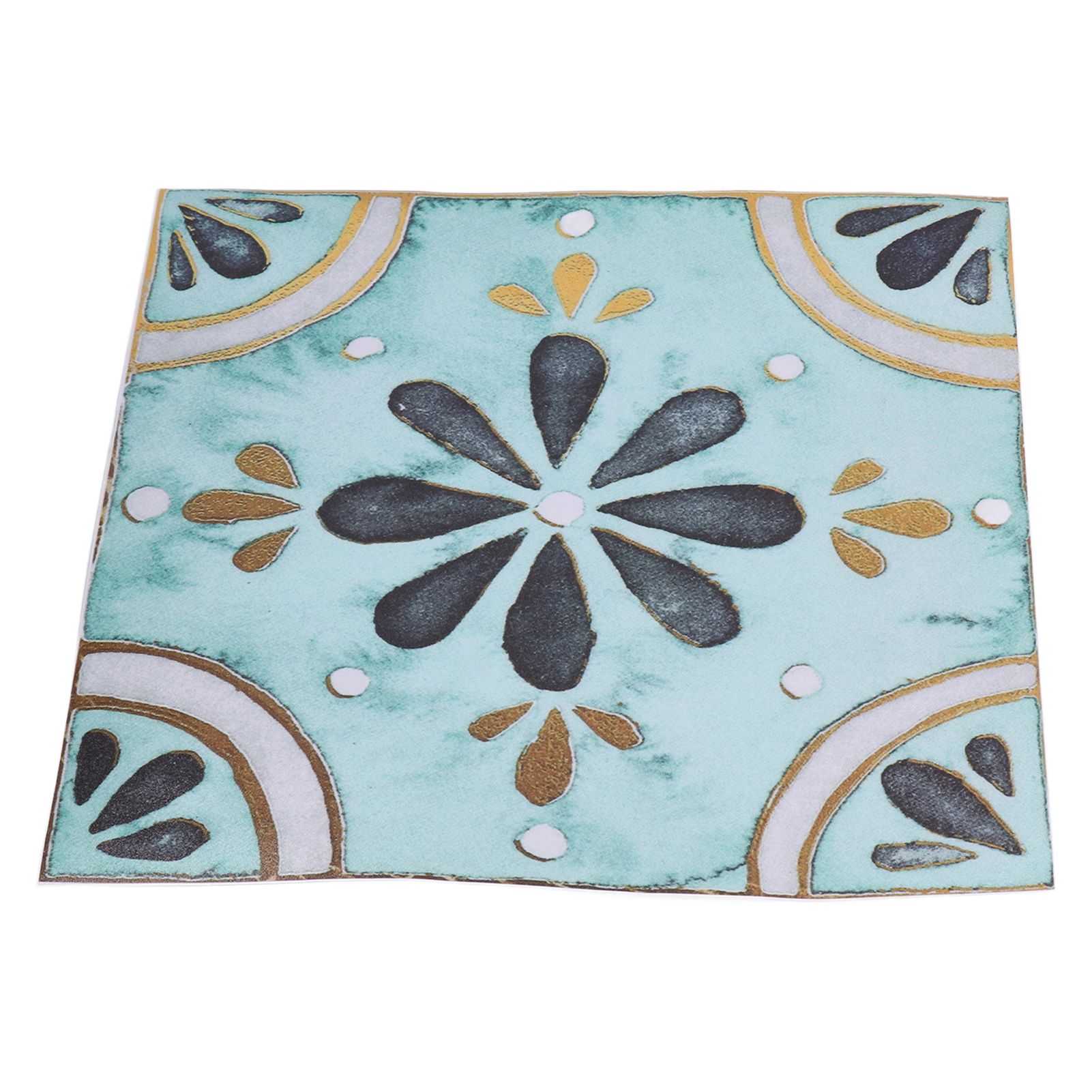 4Pcs/Set Antique Tile Stickers Retro Style Waterproof Self Adhesive Decals for Kitchen Bathroom Decor 30x30cm - Image 7