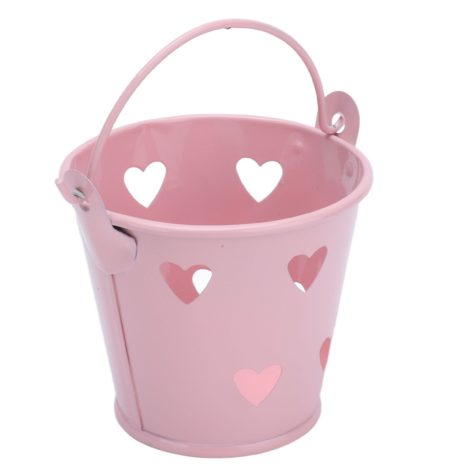 12pcs Mini Metal Bucket Hollow Heart Shaped Bucket with Handle for Candies Outdoor Flower Cosmetics - Image 7