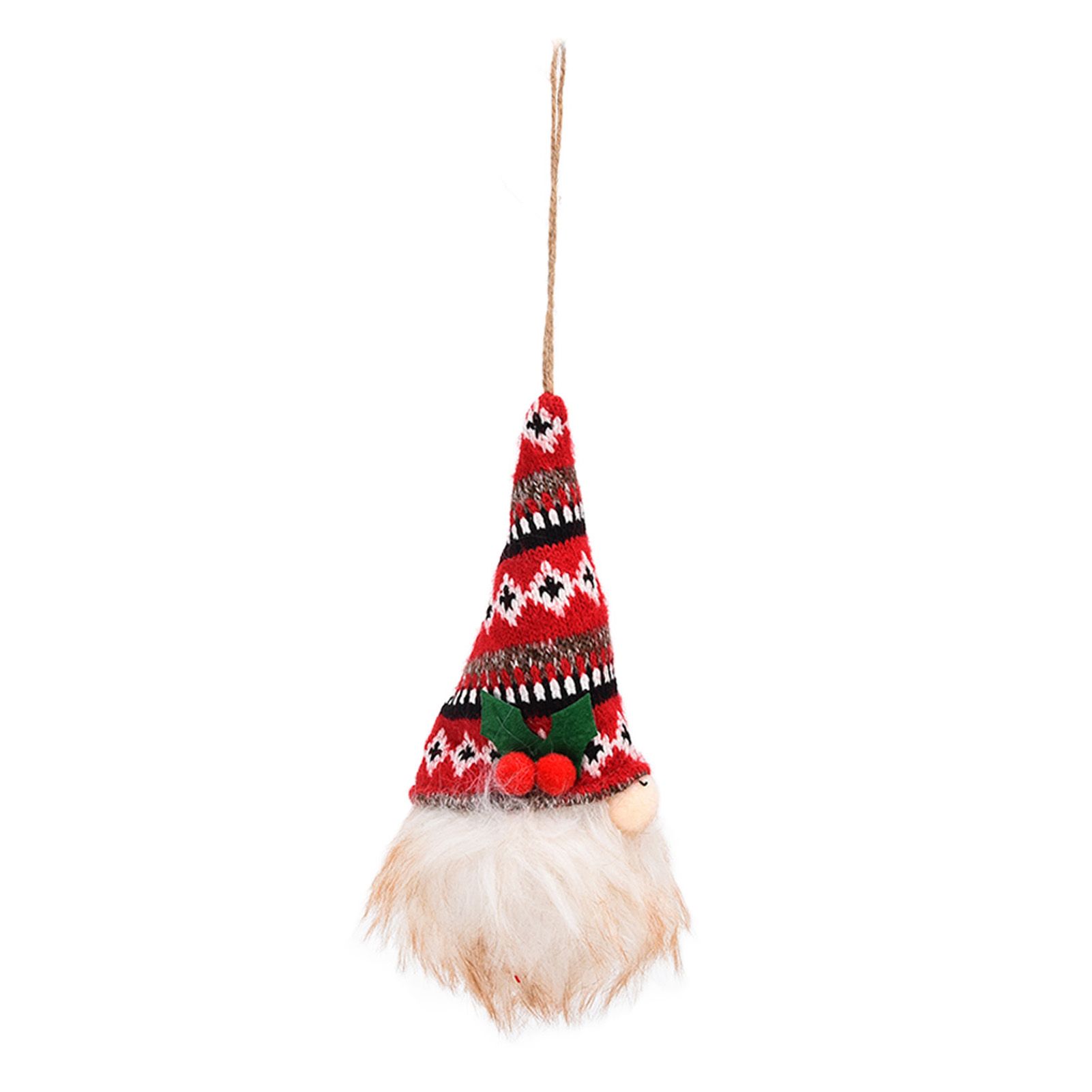 Christmas Gnomes Ornaments Handmade Faceless Santa Doll for Christmas Decoration - Image 1