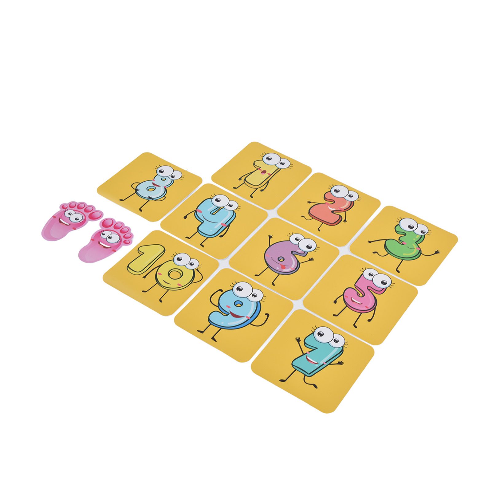 12PCS/Set Game Floor Sticker DIY Kids Game Ground Sticker Cartoon Number Sticker for Nursery - Image 7