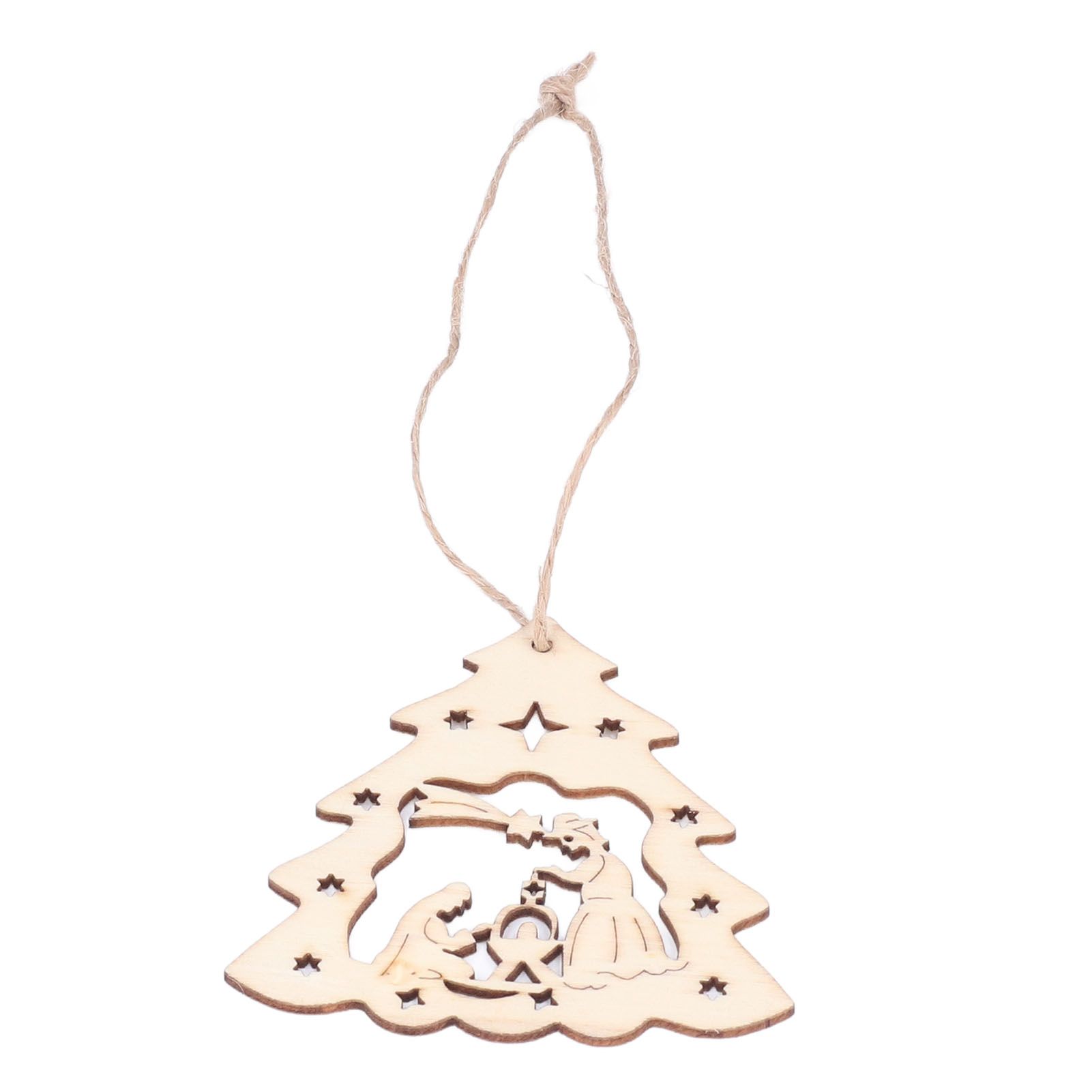 Wooden Hanging Ornaments Hollow DIY Christmas Tree Decorative Pendants Home Decoration AccessoriesJM00204 - Image 8