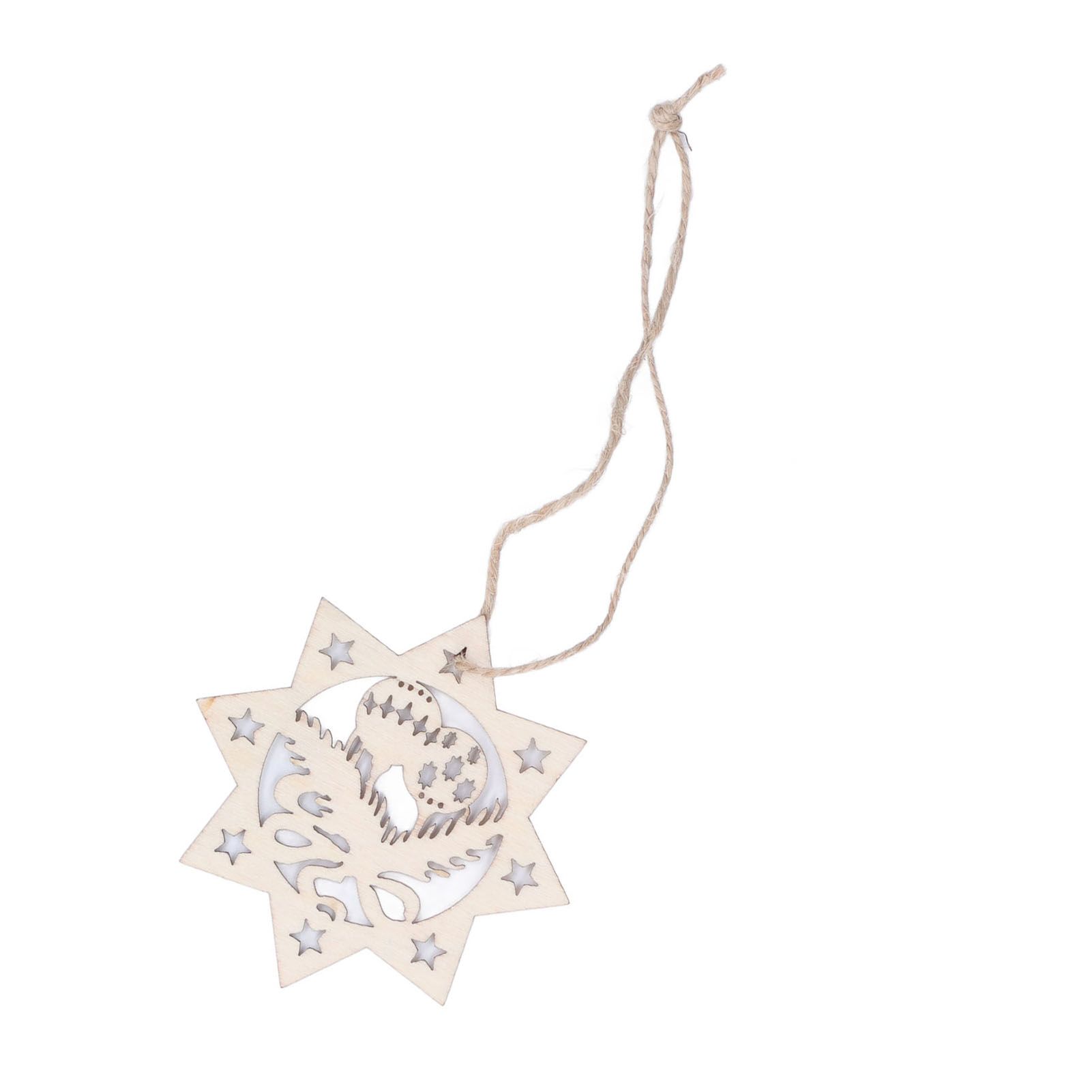 Wooden Hanging Ornaments Hollow DIY Christmas Tree Decorative Pendants Home Decoration AccessoriesJM00207 - Image 5
