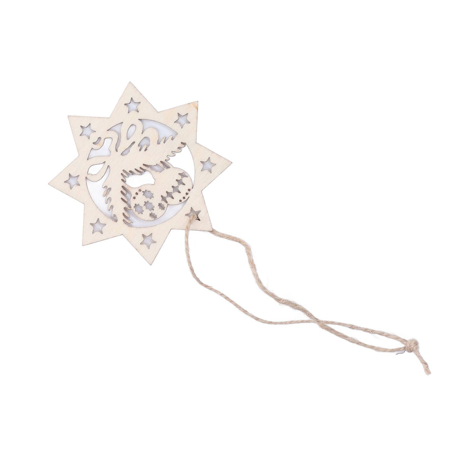 Wooden Hanging Ornaments Hollow DIY Christmas Tree Decorative Pendants Home Decoration AccessoriesJM00207 - Image 7
