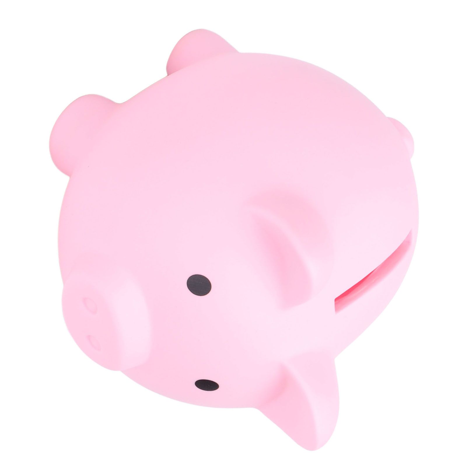 Piggy Bank Rugged Durable Vinyl Cartoon Animal Pig Coin Cash Piggy Bank Boy Girl GiftPink - Image 2