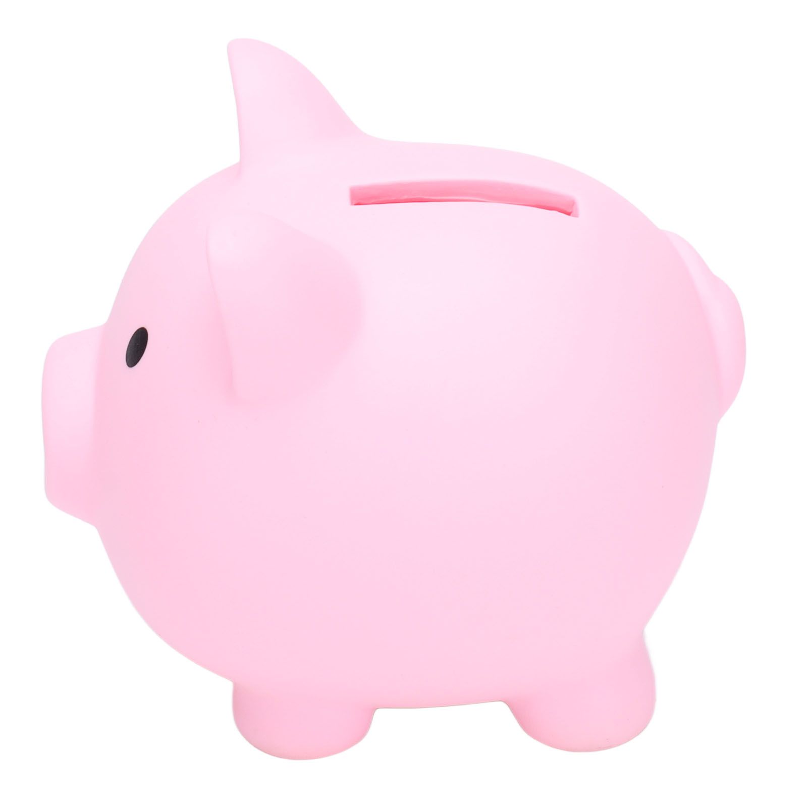 Piggy Bank Rugged Durable Vinyl Cartoon Animal Pig Coin Cash Piggy Bank Boy Girl GiftPink - Image 7