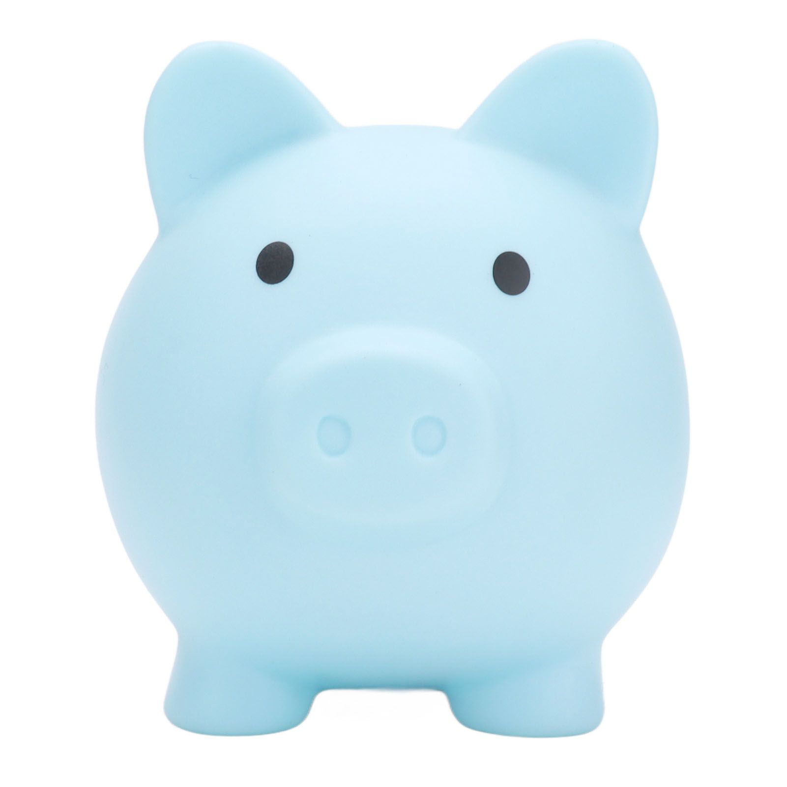 Piggy Bank Rugged Durable Vinyl Cartoon Animal Pig Coin Cash Piggy Bank Boy Girl GiftBlue - Image 6