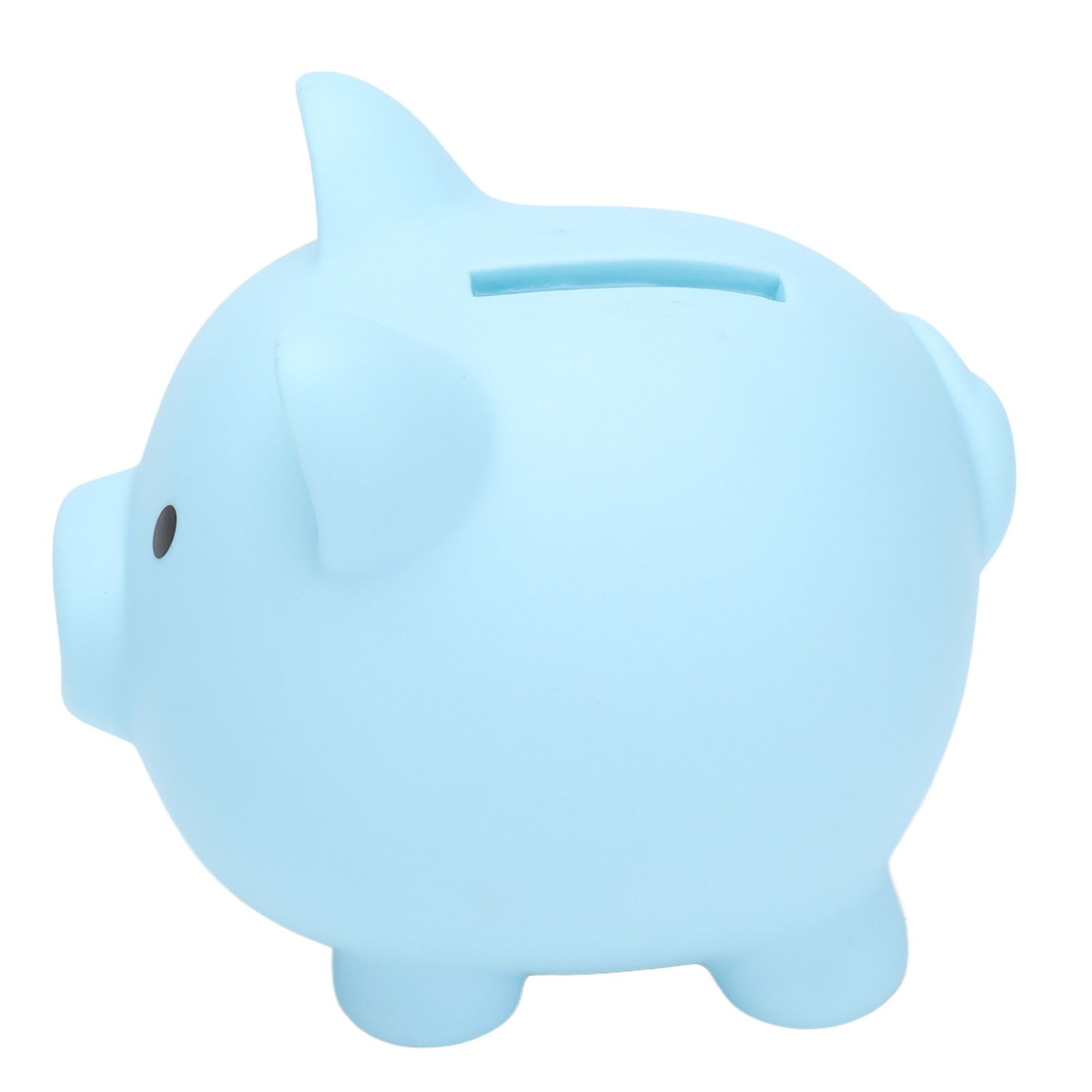 Piggy Bank Rugged Durable Vinyl Cartoon Animal Pig Coin Cash Piggy Bank Boy Girl GiftBlue - Image 8