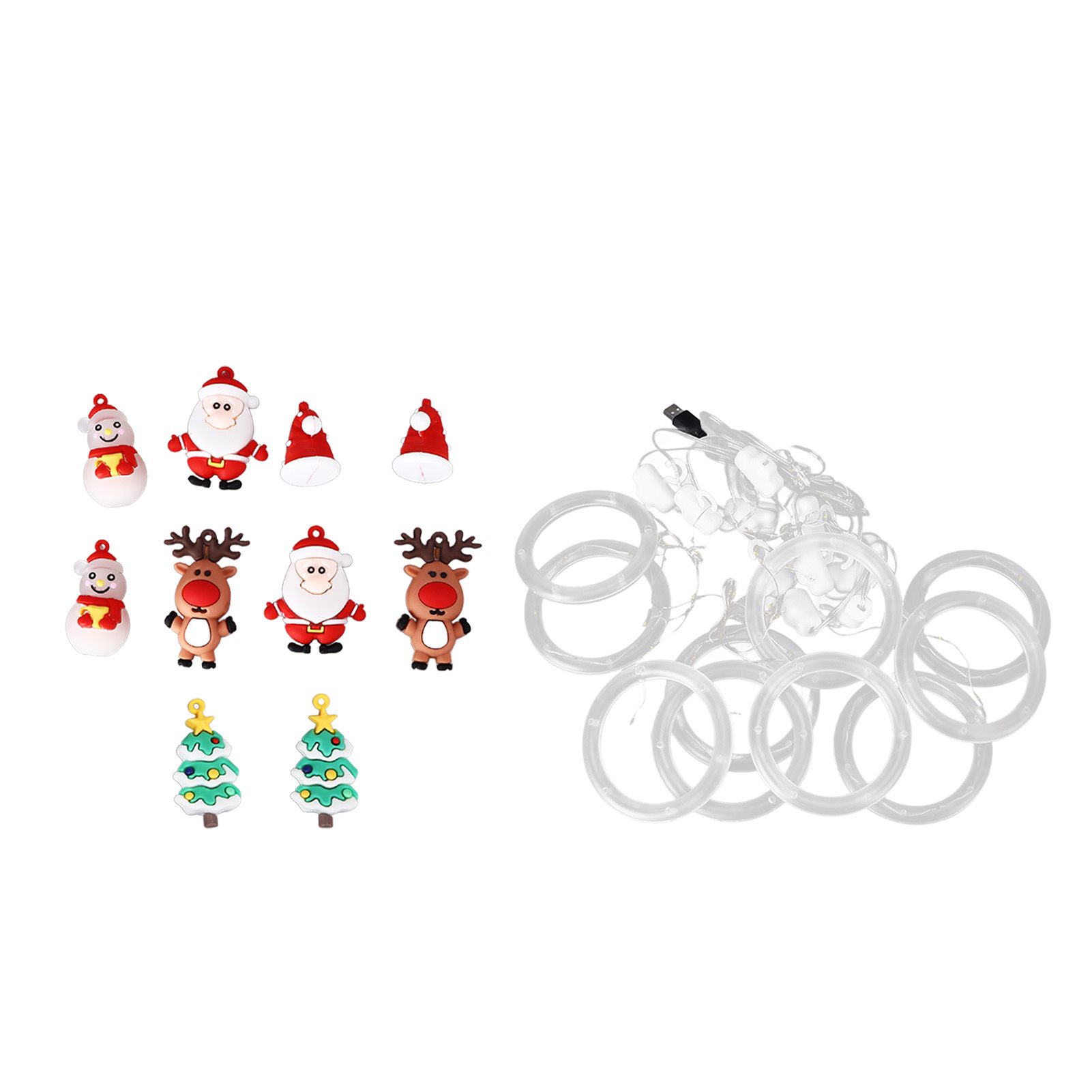 Christmas Led Lights Simple Installation Low Voltage High Safety Soft Light Romantic Hanging Christmas Lights - Image 1