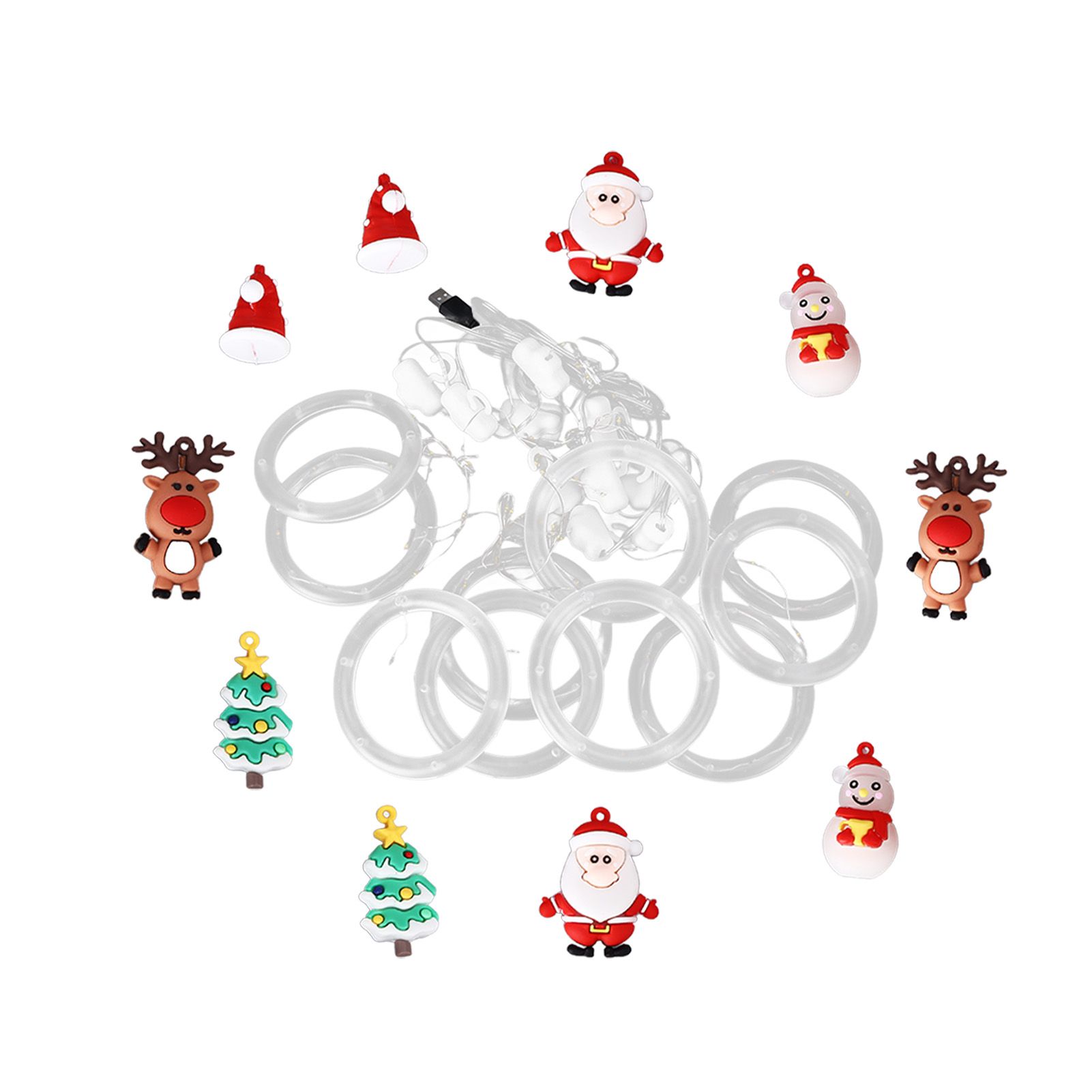 Christmas Led Lights Simple Installation Low Voltage High Safety Soft Light Romantic Hanging Christmas Lights - Image 3