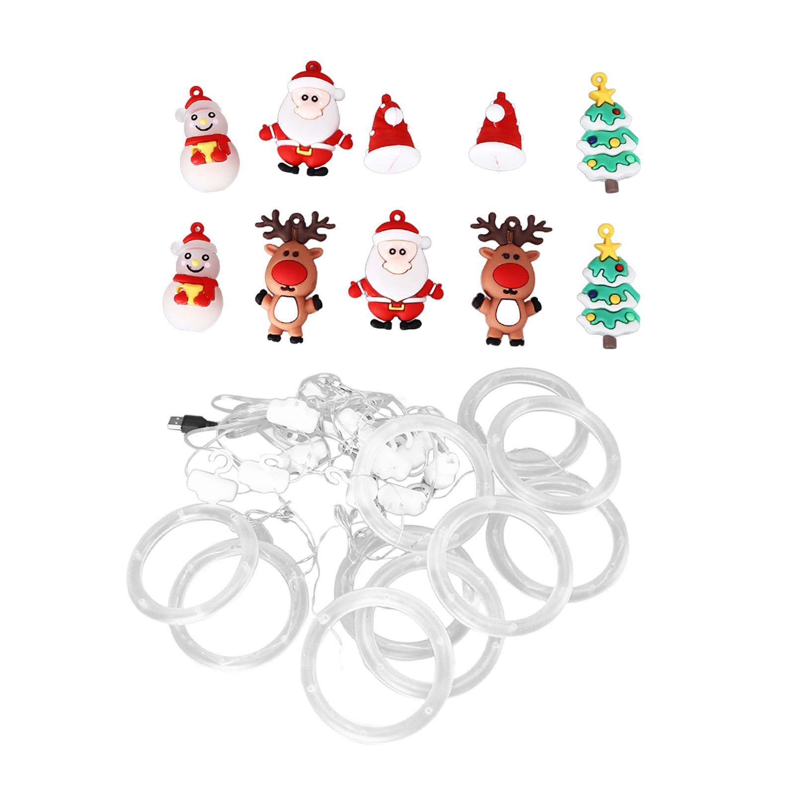 Christmas Led Lights Simple Installation Low Voltage High Safety Soft Light Romantic Hanging Christmas Lights - Image 4