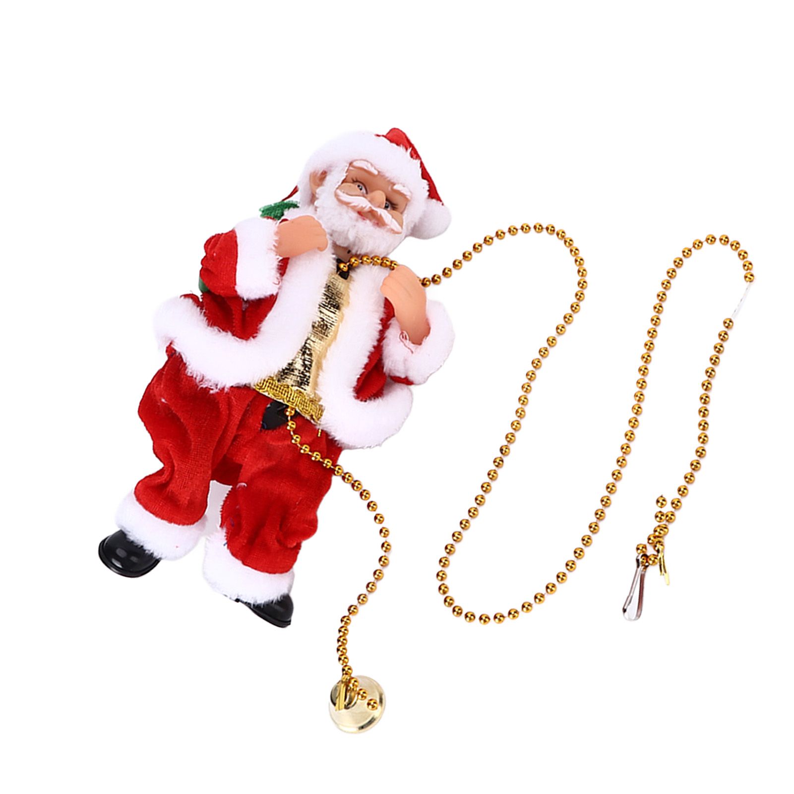 Climbing Santa Santa Climbing The Bead Curtain Christmas Tree Pendants Christmas Decorations - Image 4