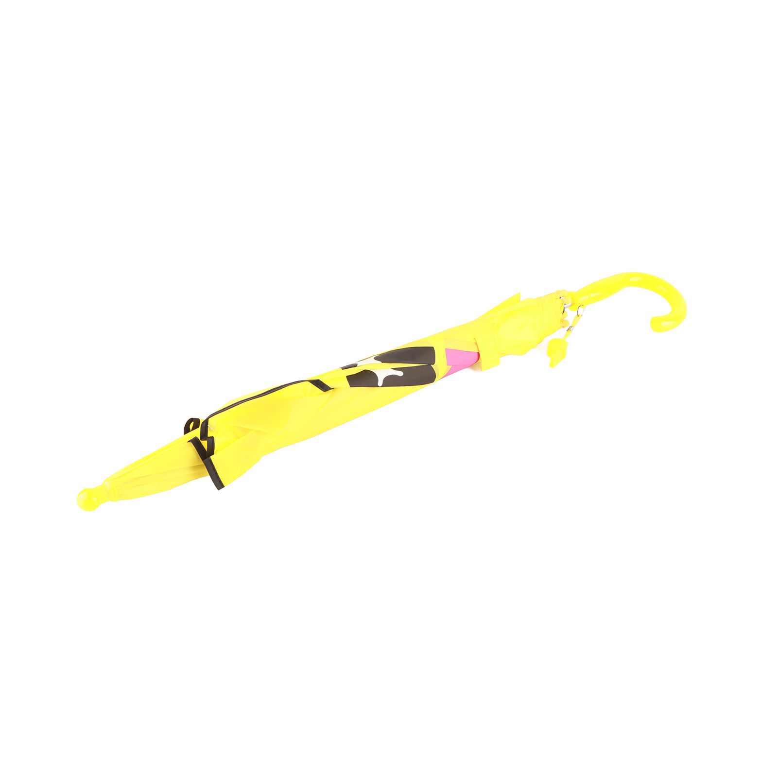 Kid Umbrella Lovely Cartoon Animal Easy Operation Light Weight Girls Umbrella for Raining Clear DayYellow - Image 3