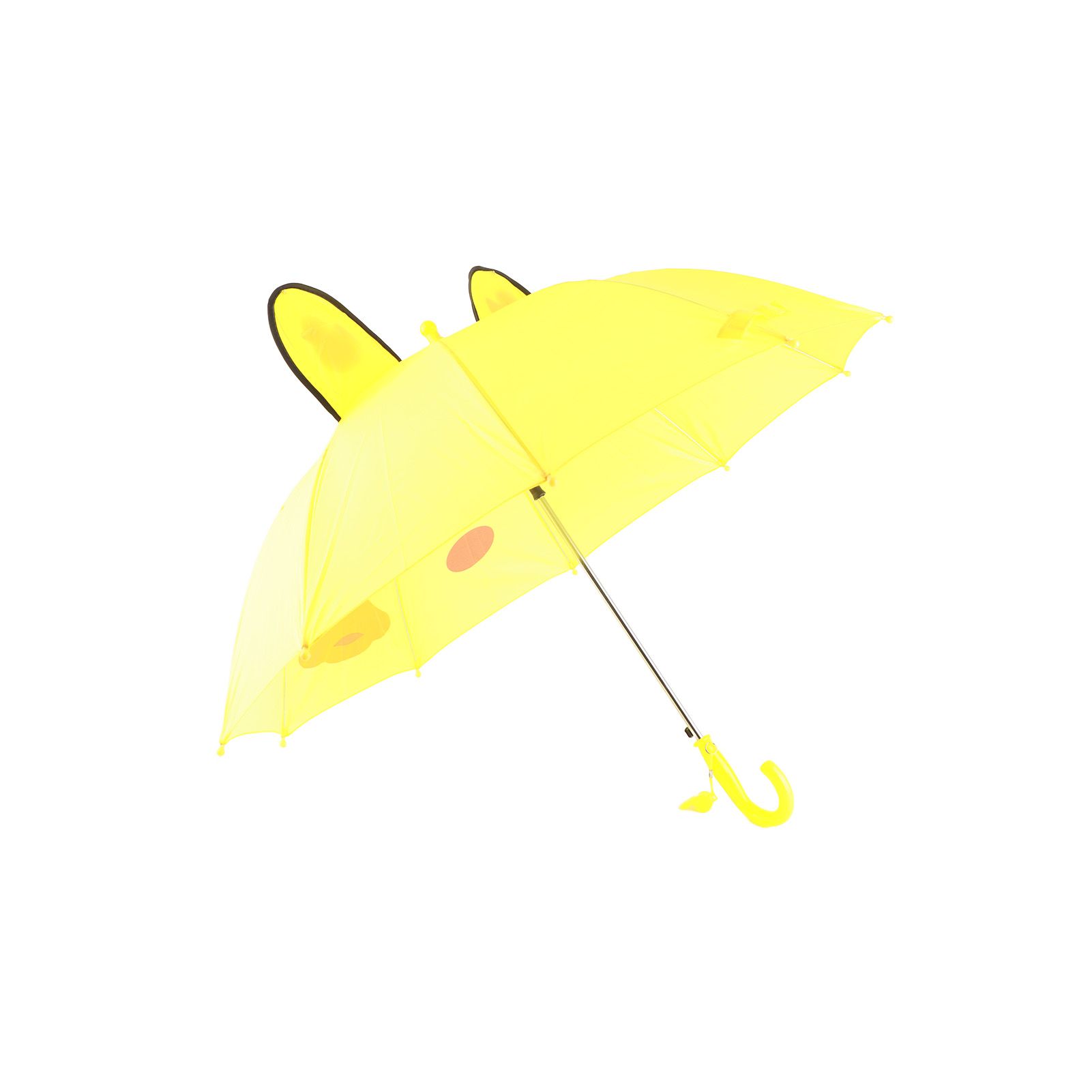 Kid Umbrella Lovely Cartoon Animal Easy Operation Light Weight Girls Umbrella for Raining Clear DayYellow - Image 7