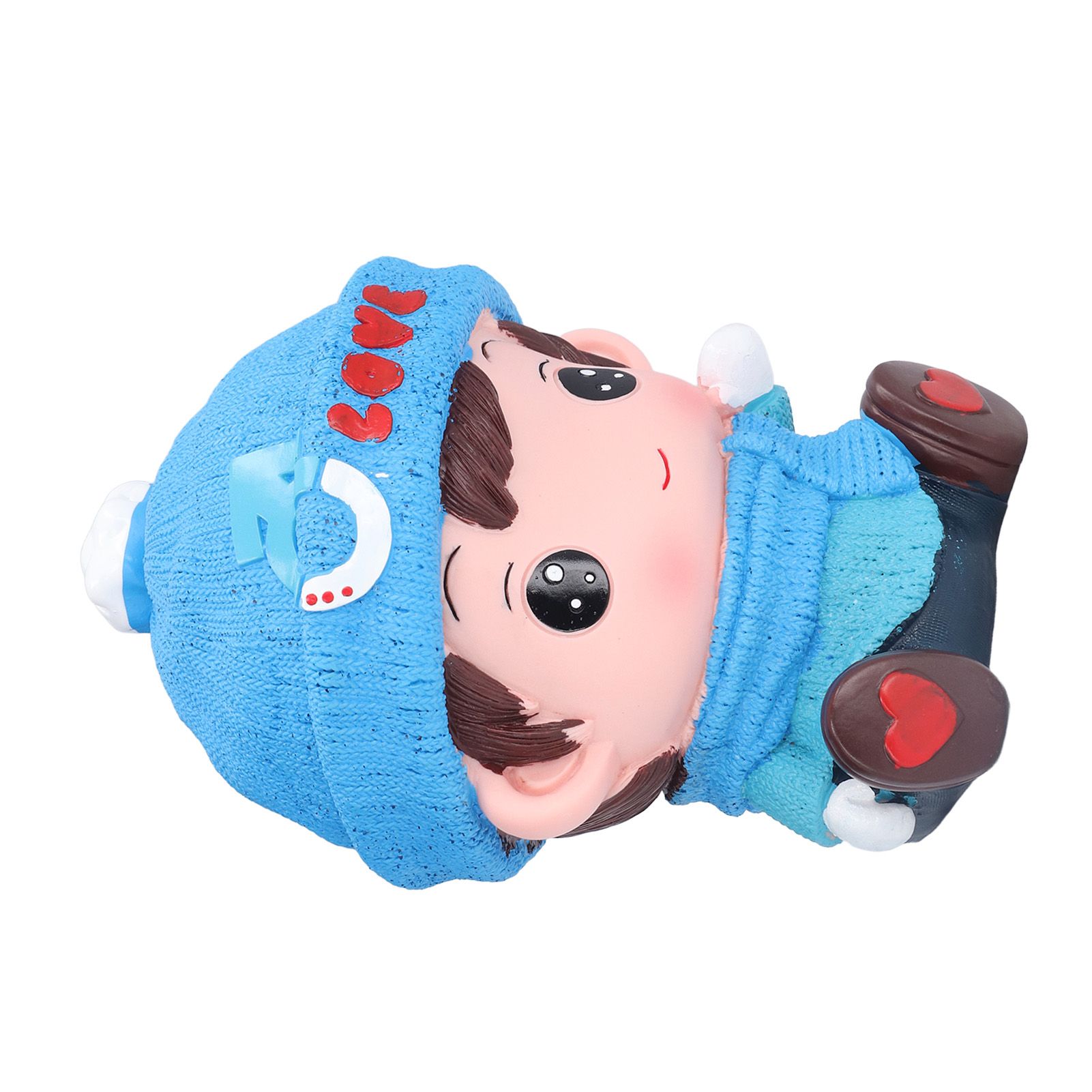 Piggy Bank Cute Cartoon Couple Doll Shape Environmental Friendly Decorative Ornament Children Toy GiftsMale Doll - Image 8