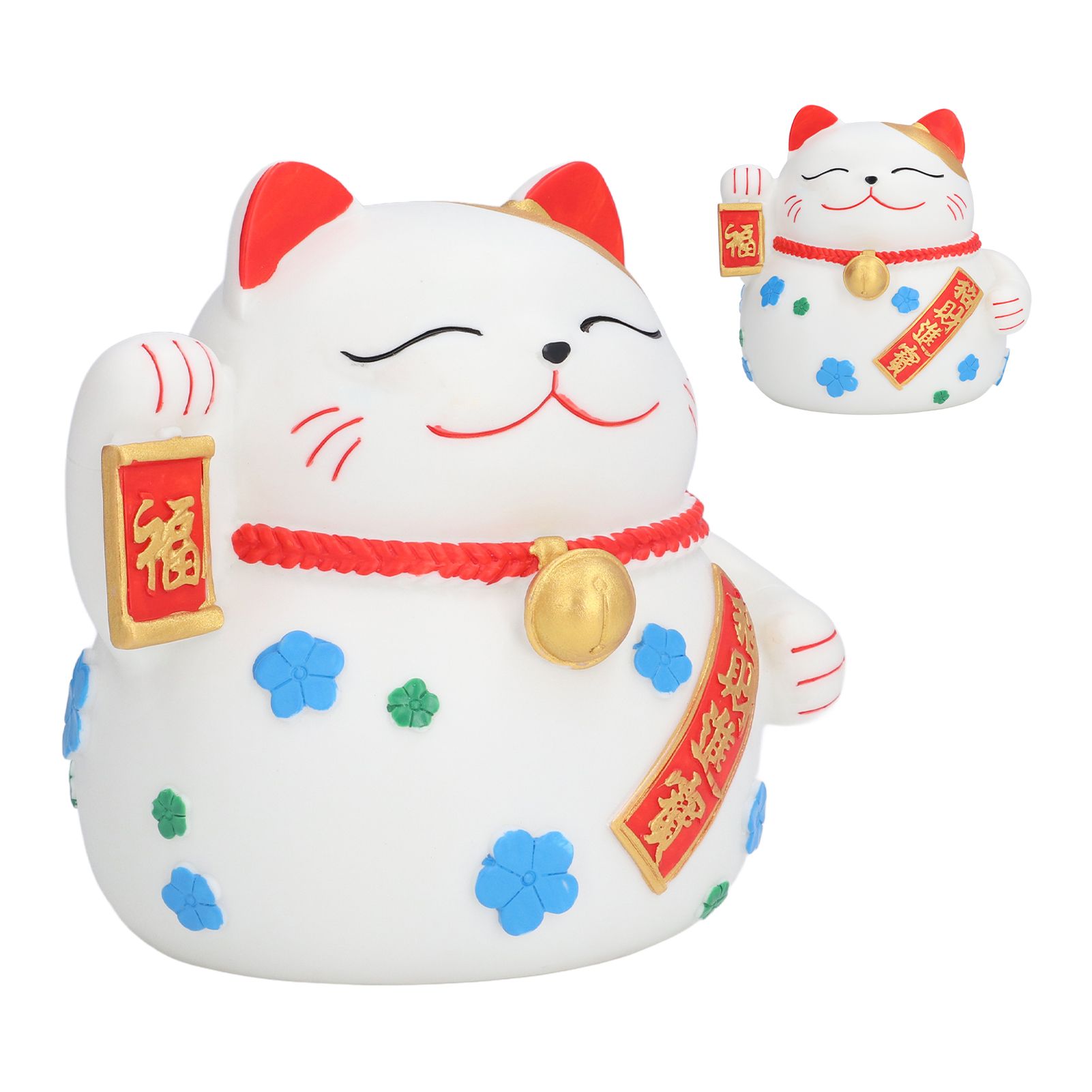 Piggy Bank Big Lucky Cat Shape Deposit 1000 Coins Natural Colors Washable Fadeless Waterproof Coin Bank - Image 8