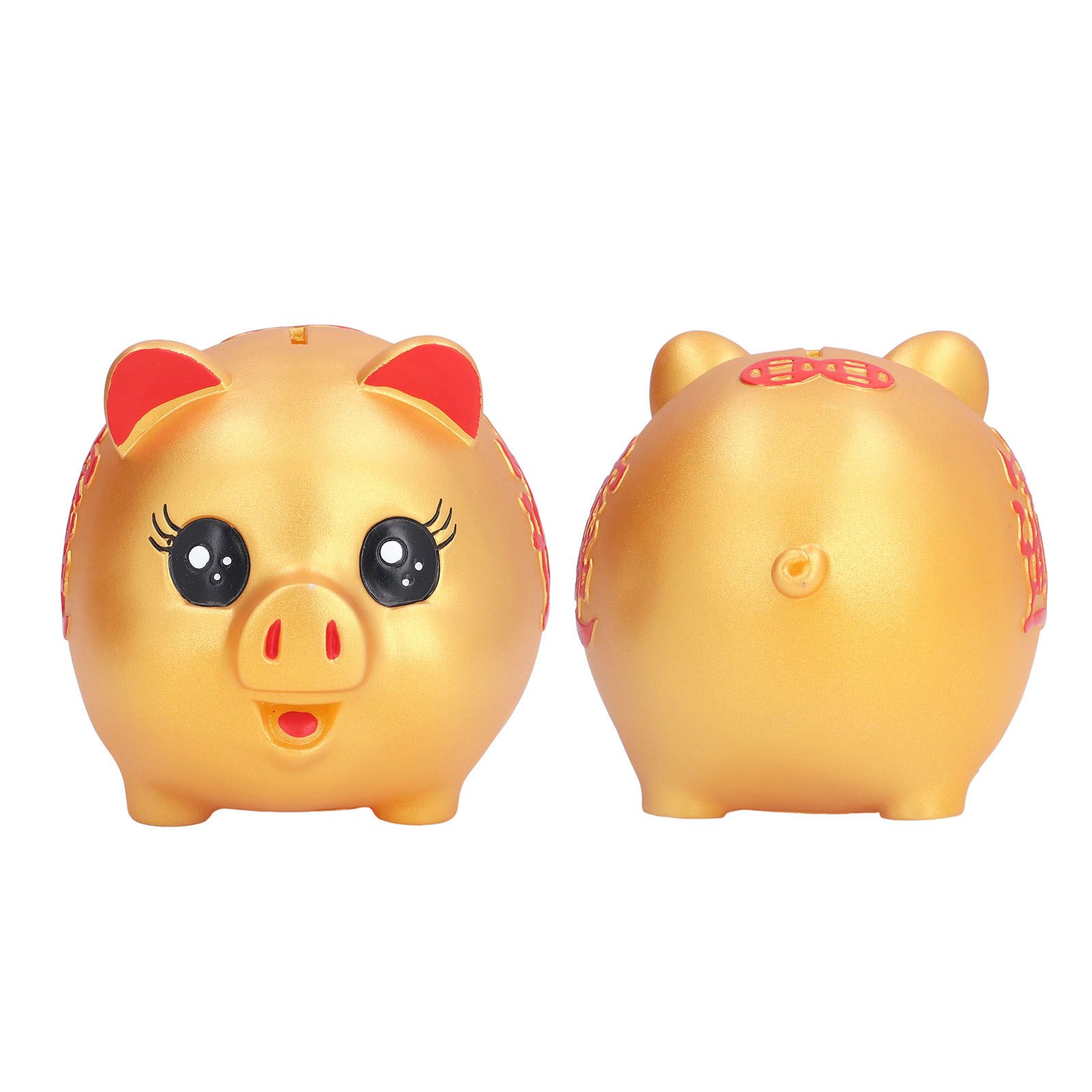 Piggy Bank Cute Cartoon Pig Shape Anti Falling Kids Coin Bank for Gift Home Decoration Coins StorageMiddle Size(700 Pieces Storage) - Image 3