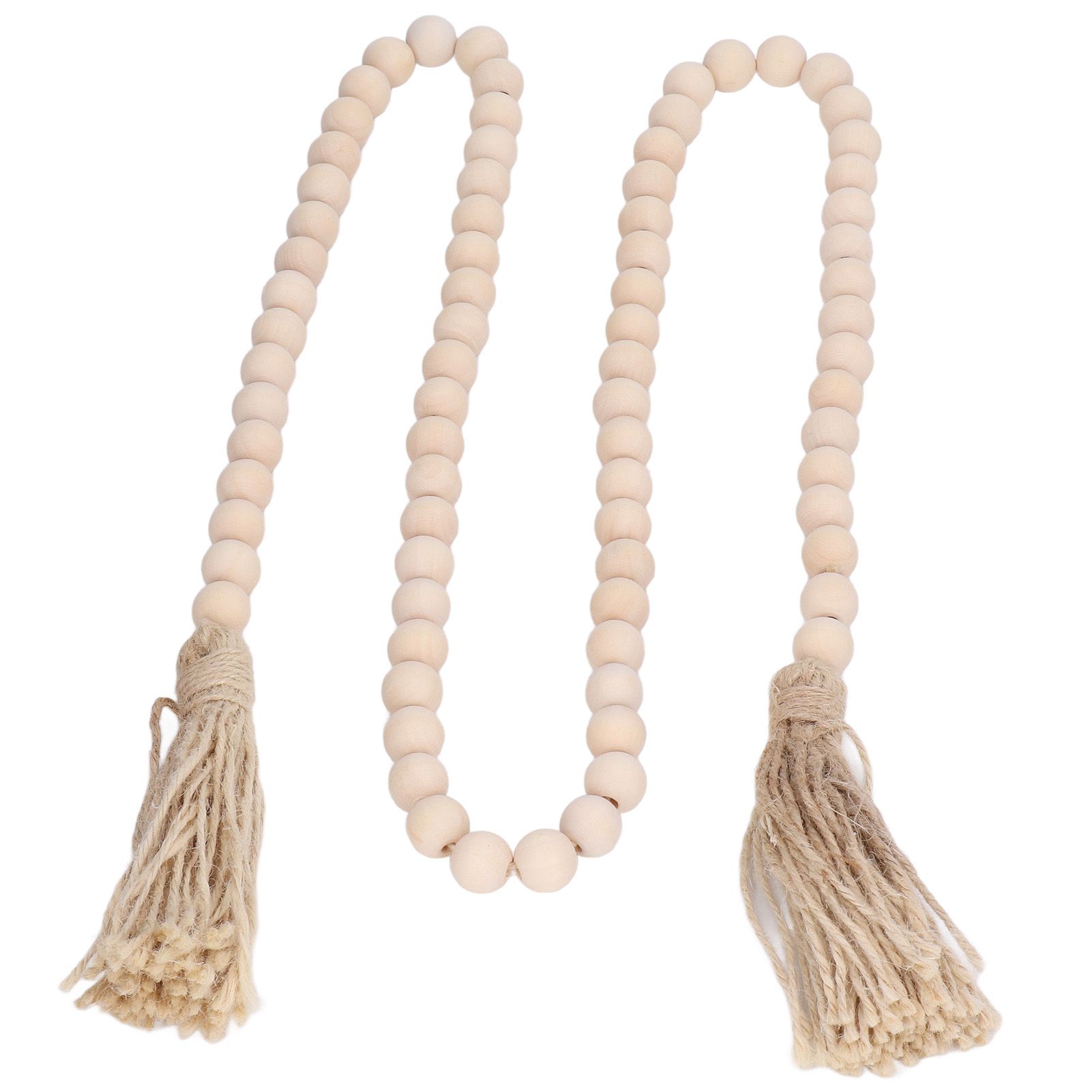 Wood Bead Garland Hand Crafted Fine Workmanship Comfortable Hold Bohemian Style Prayer Beads - Image 6