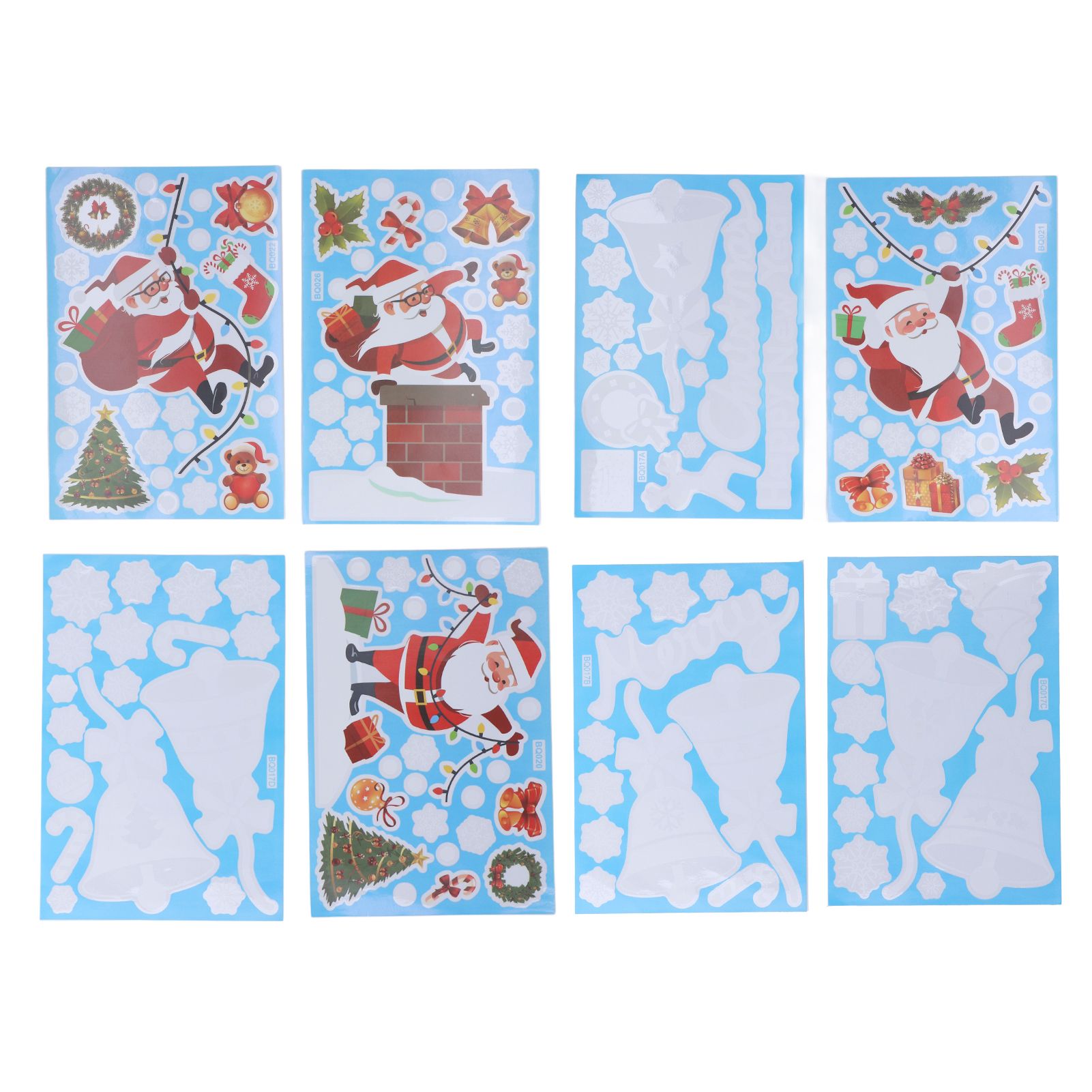 Christmas Stickers DIY Production Cute Appearance Fine Workmanship Christmas Window Clings - Image 1