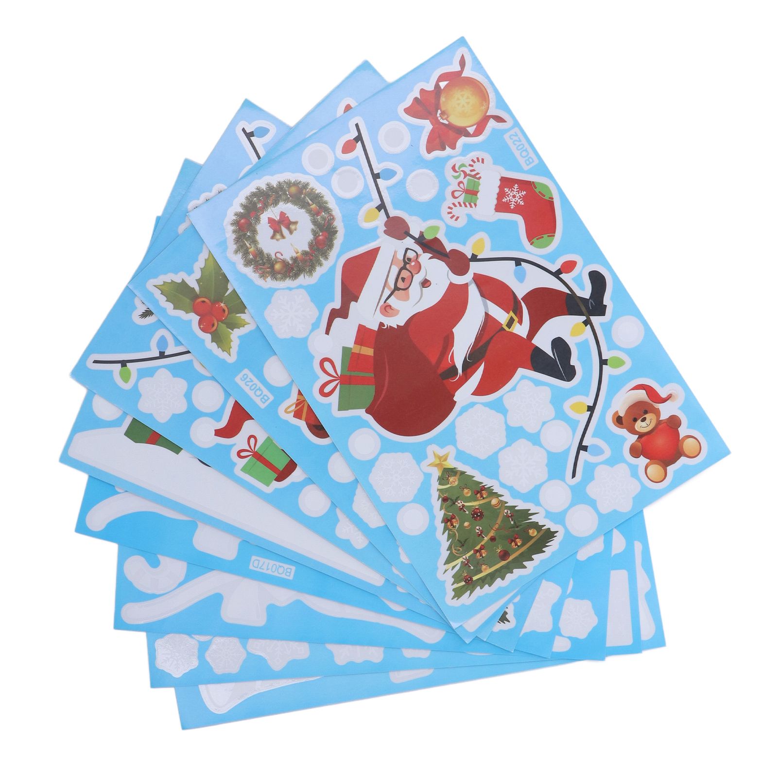 Christmas Stickers DIY Production Cute Appearance Fine Workmanship Christmas Window Clings - Image 2