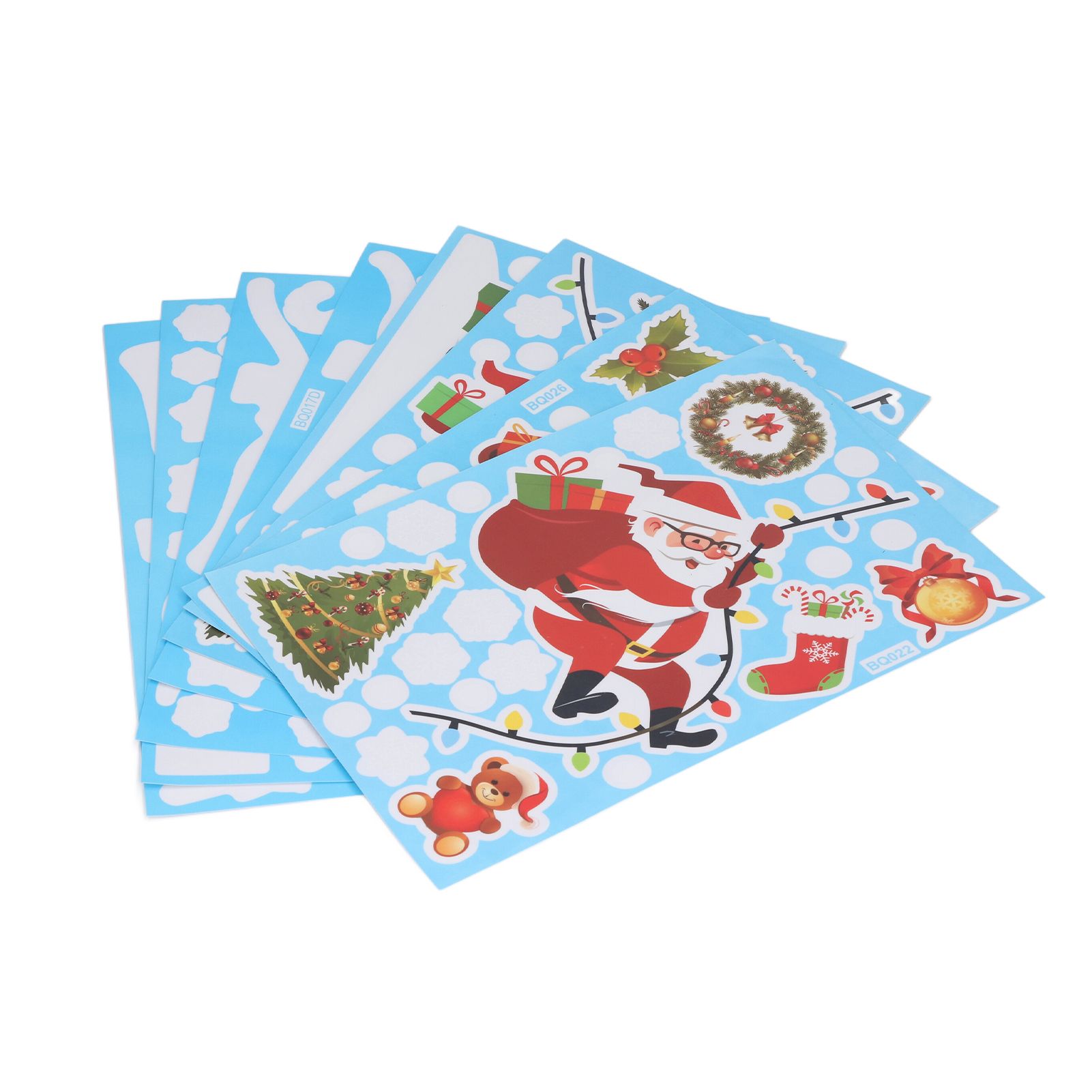 Christmas Stickers DIY Production Cute Appearance Fine Workmanship Christmas Window Clings - Image 3
