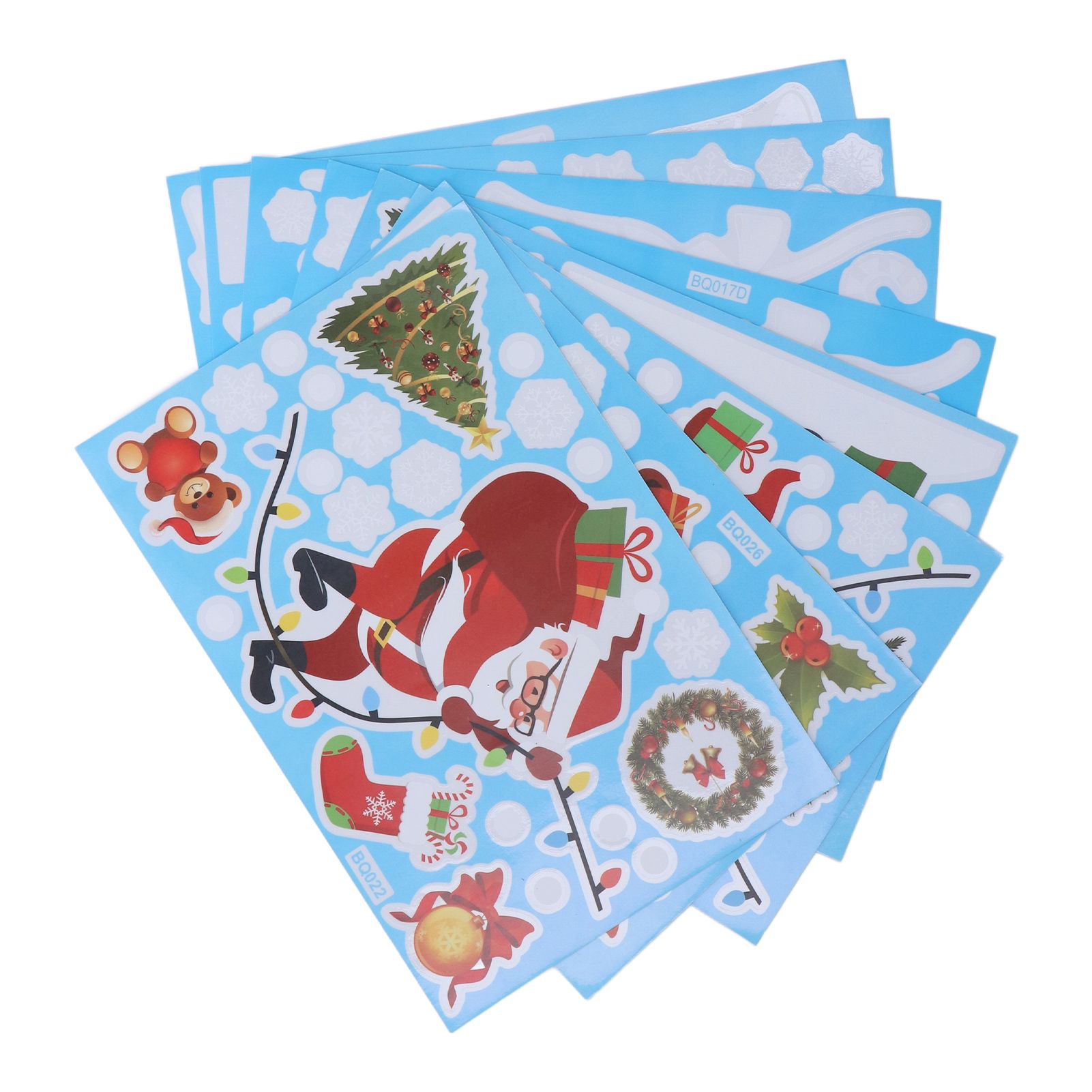 Christmas Stickers DIY Production Cute Appearance Fine Workmanship Christmas Window Clings - Image 4