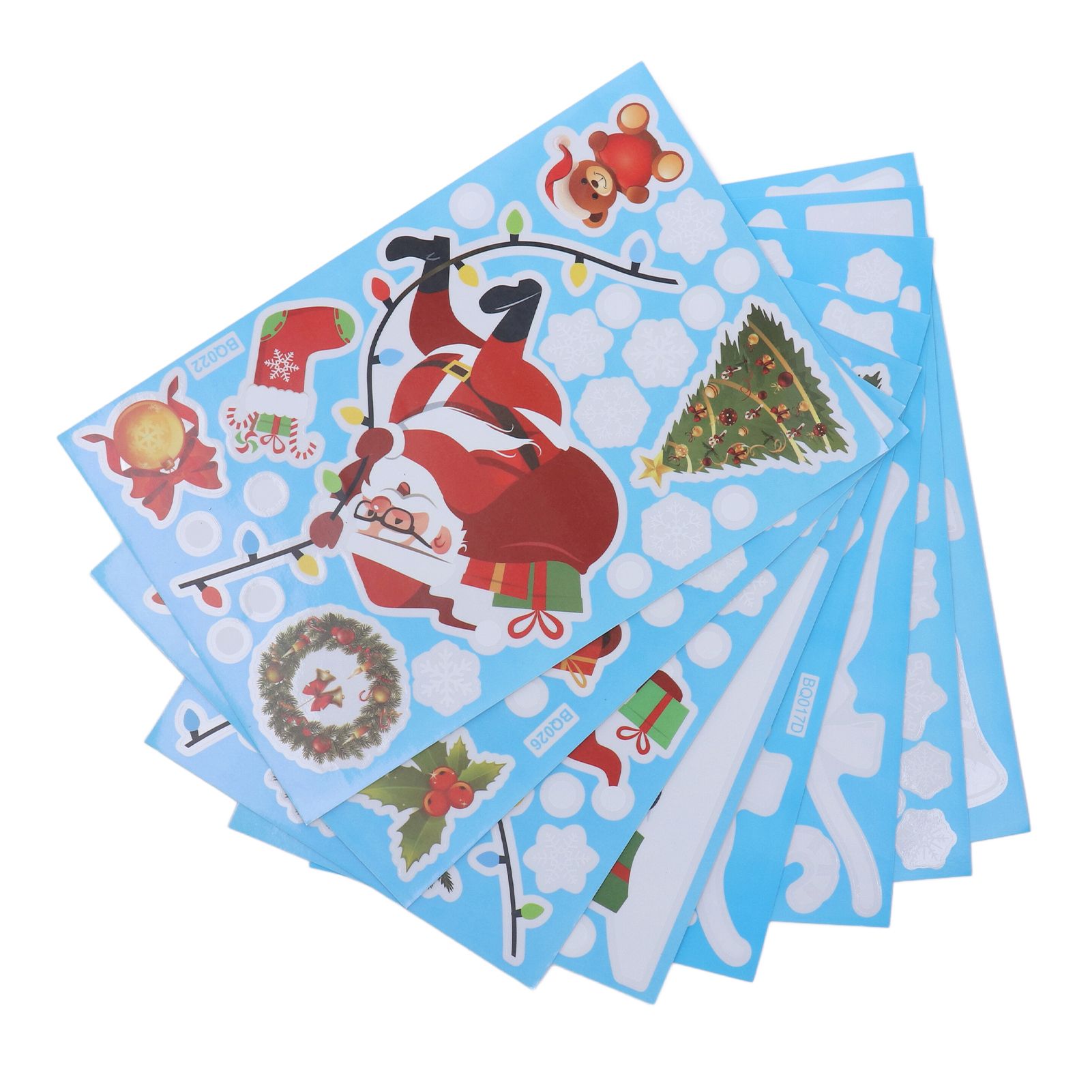 Christmas Stickers DIY Production Cute Appearance Fine Workmanship Christmas Window Clings - Image 5