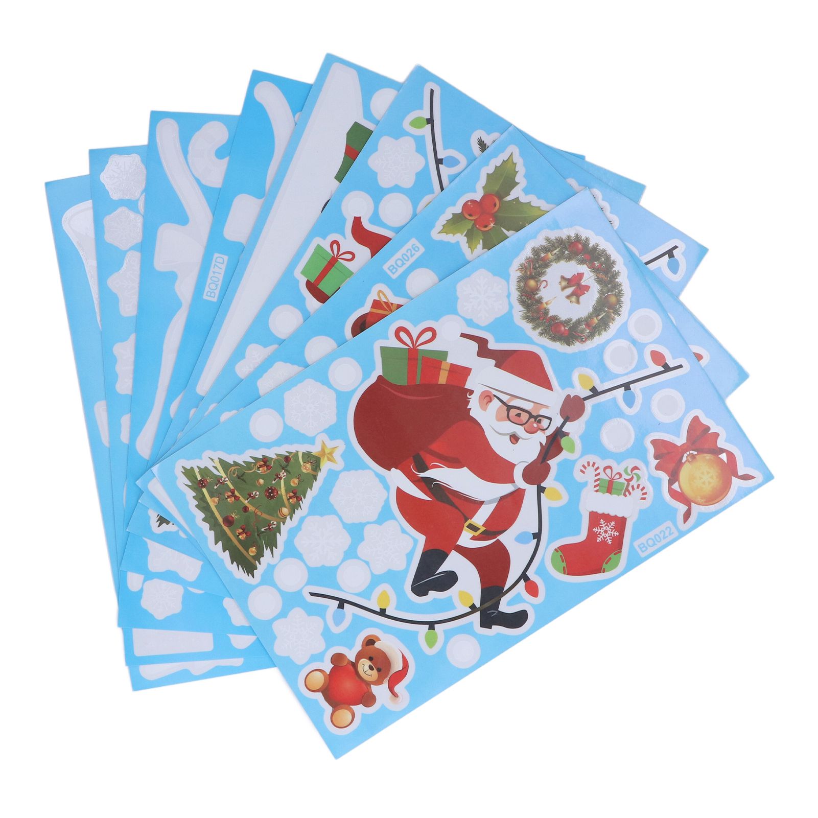 Christmas Stickers DIY Production Cute Appearance Fine Workmanship Christmas Window Clings - Image 6