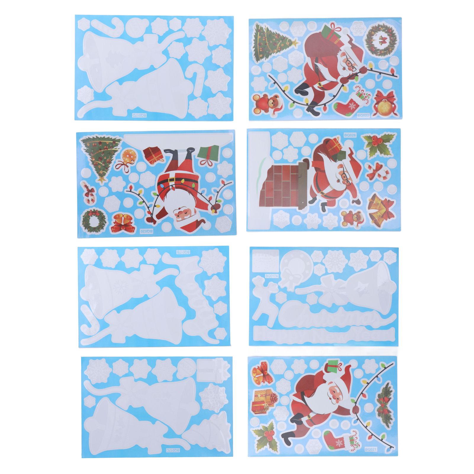 Christmas Stickers DIY Production Cute Appearance Fine Workmanship Christmas Window Clings - Image 8