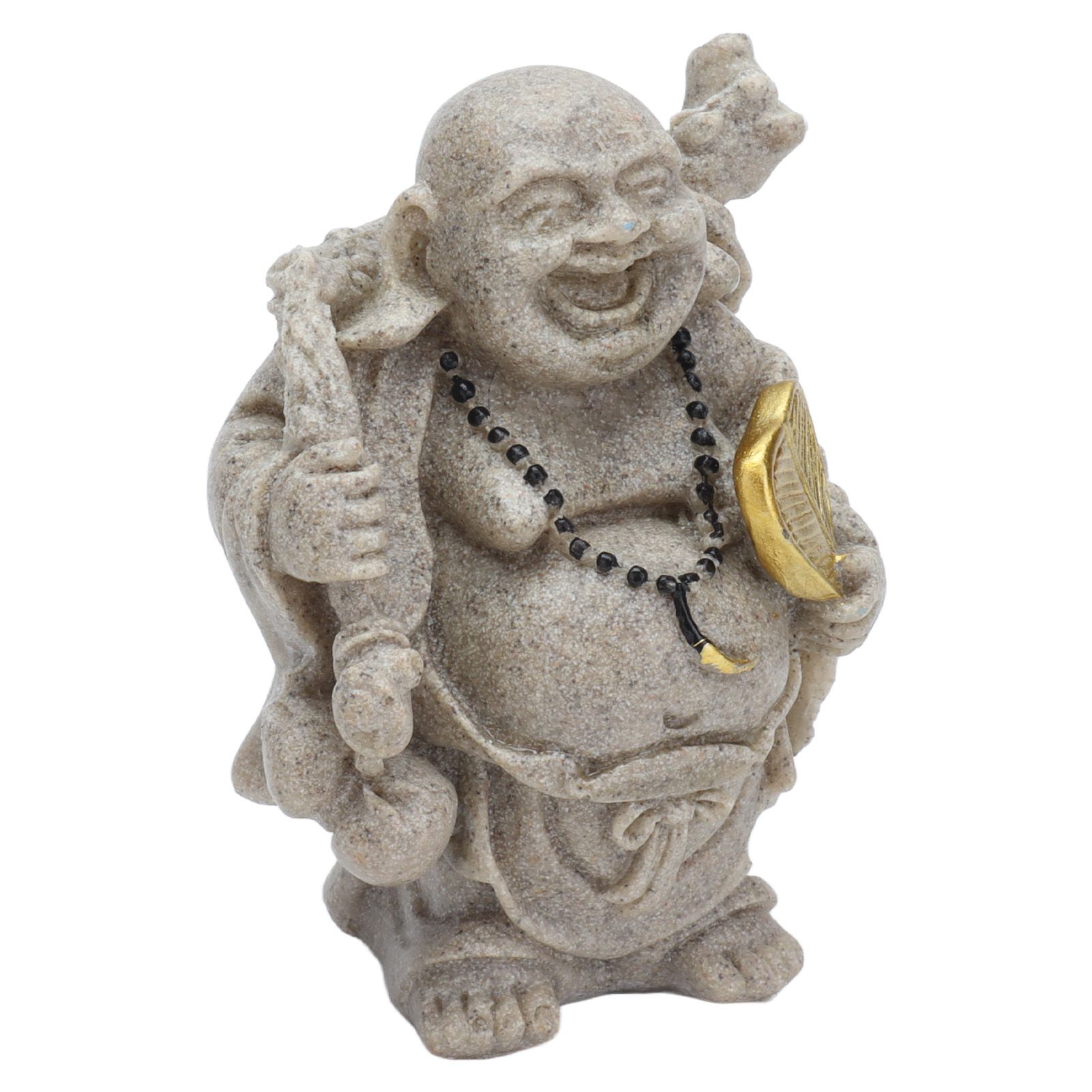 Buddha Statue Resin Mini 8cm Maitreya Laughing Buddha Figurine for Home Office Decoration Gift Collection - Image 3